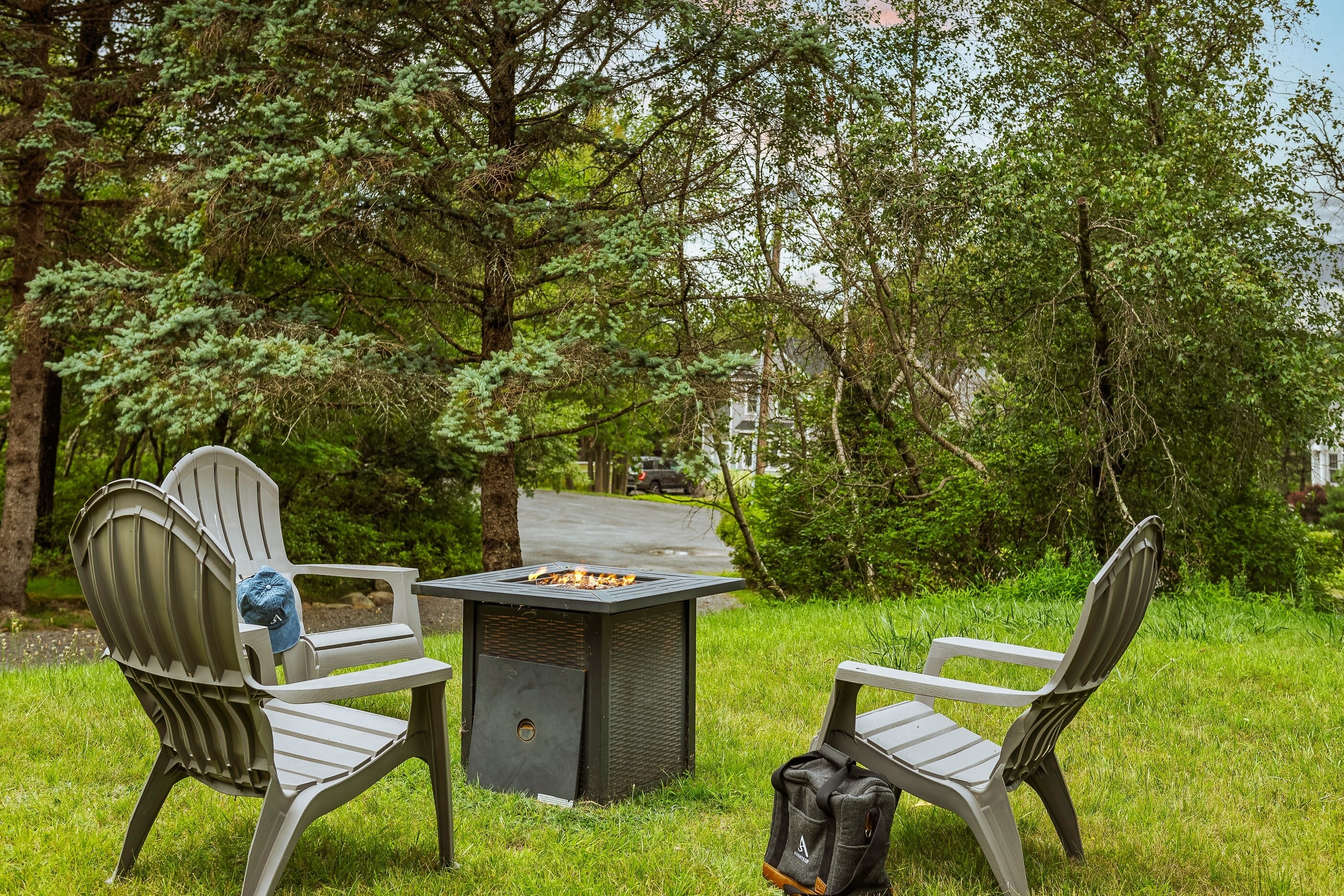 Firepit table.