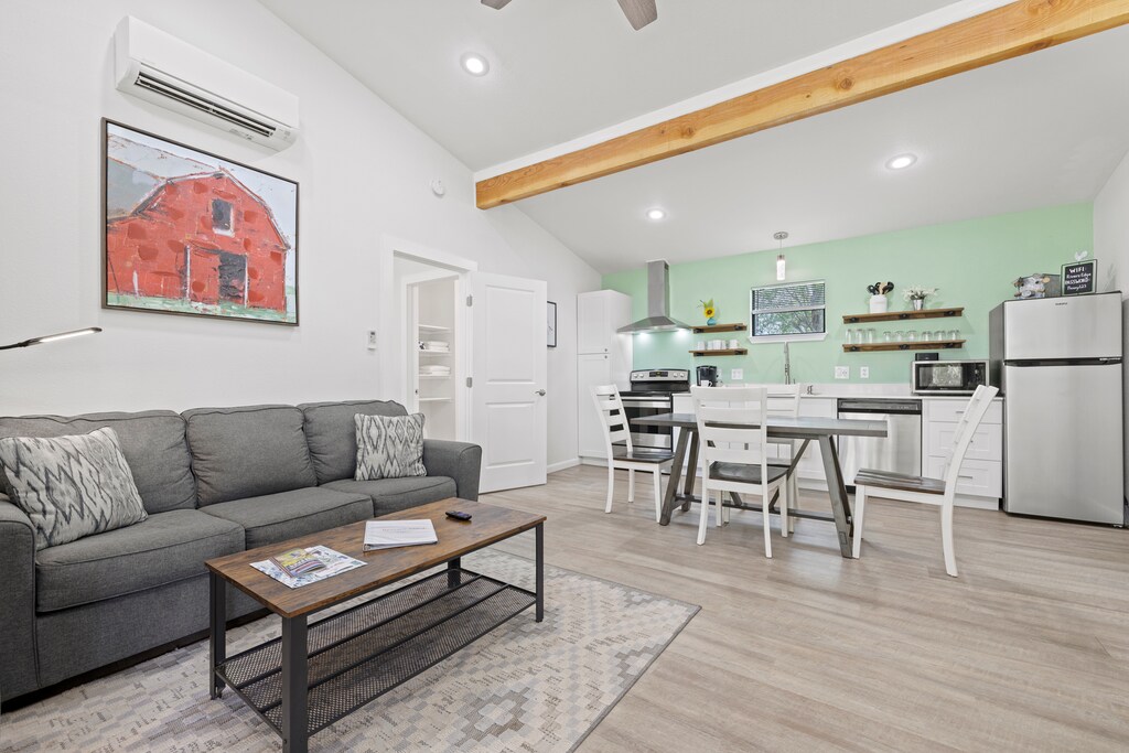 Bright and spacious living room.