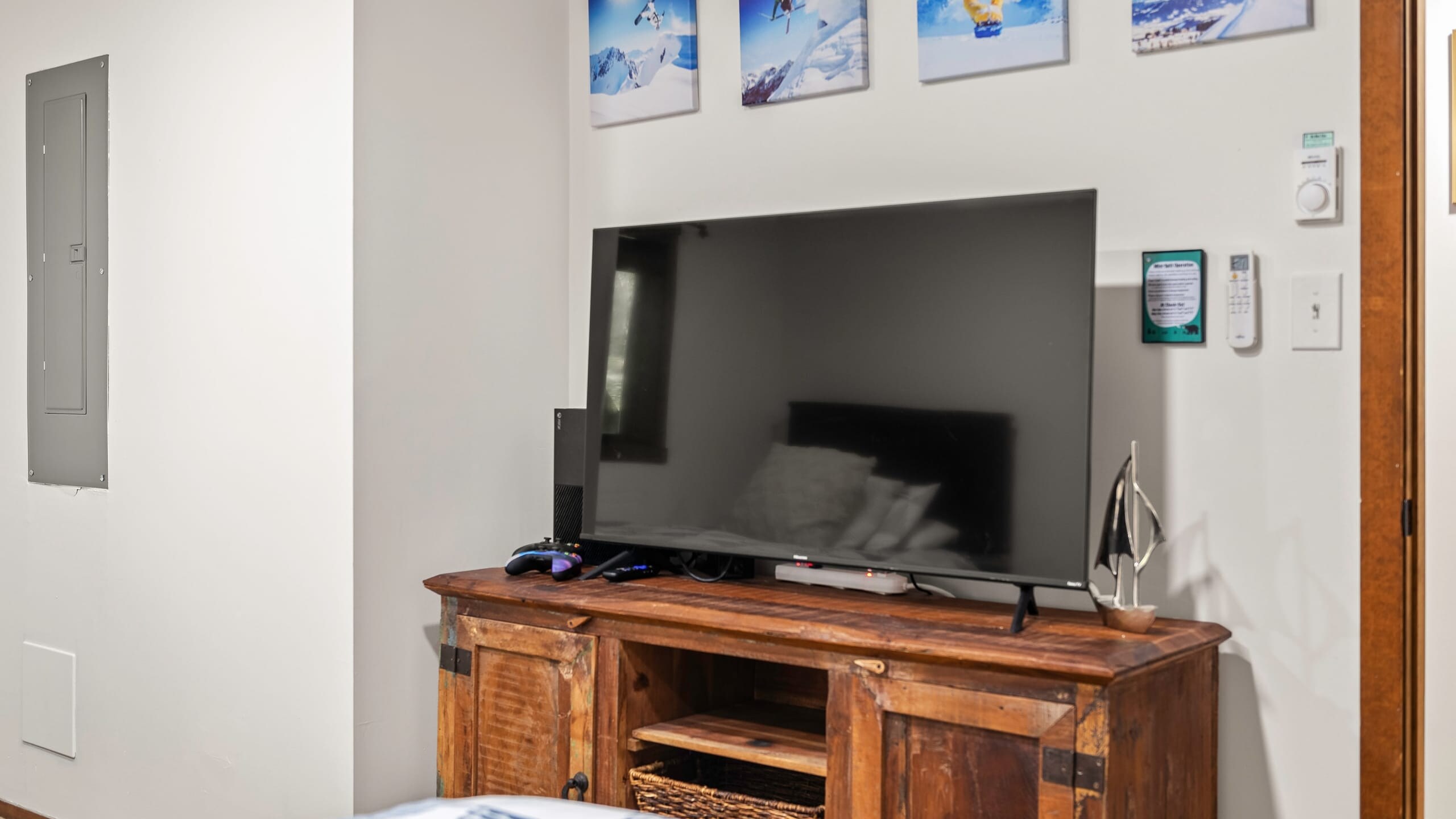 Watch a movie and relax.