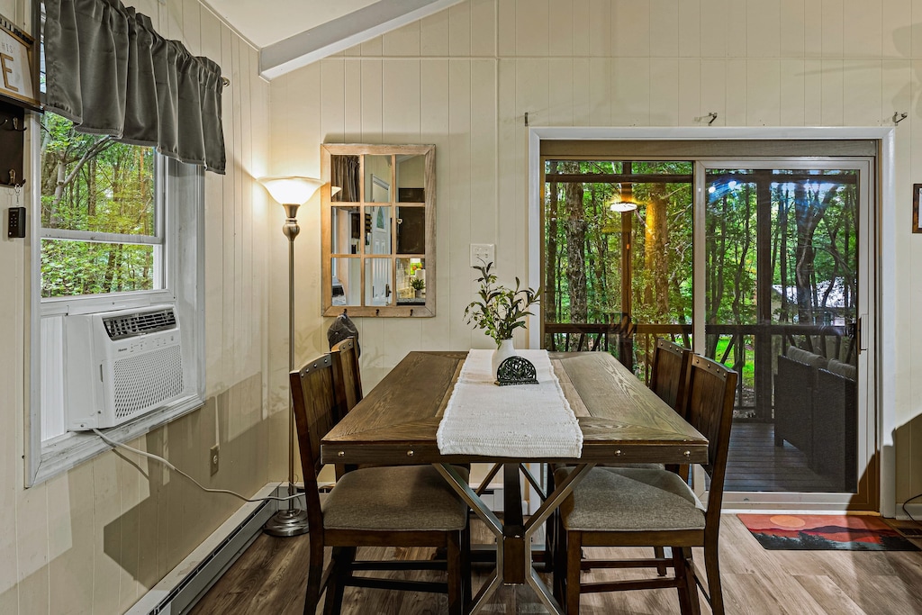 Dining area perfect for a relaxing, picturesque dining experience.