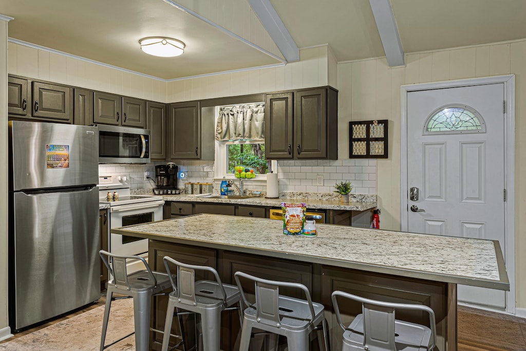 Functional kitchen designed for convenience and style.