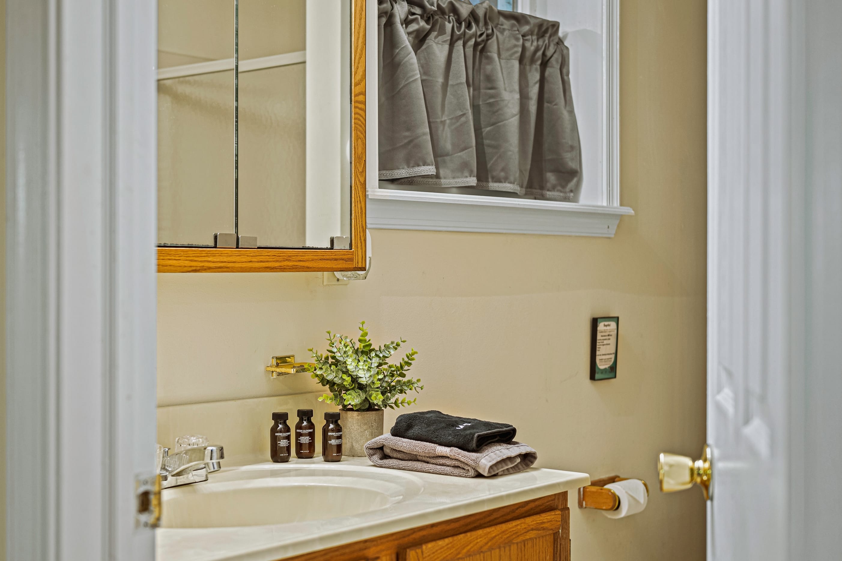 Bathroom essentials.