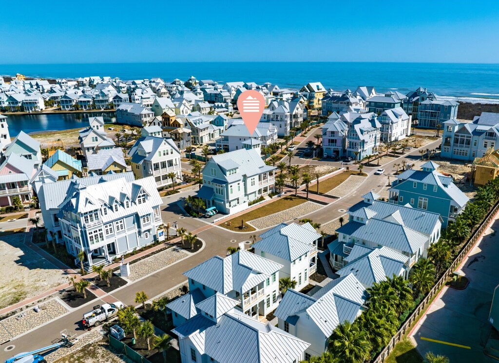 Aerial View, Location. 