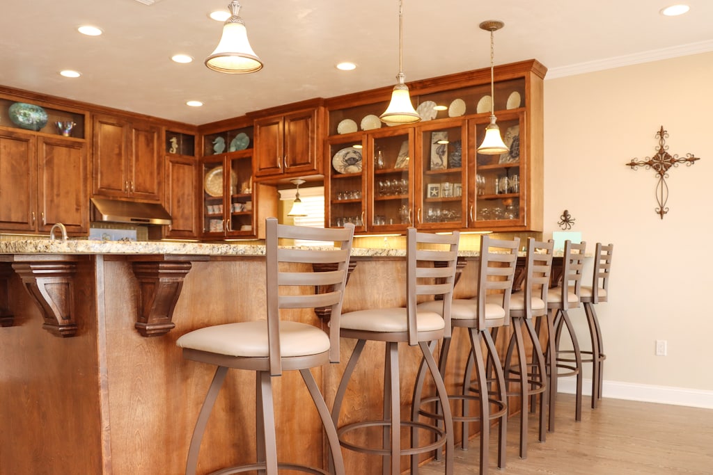 Kitchen with Bar Seating