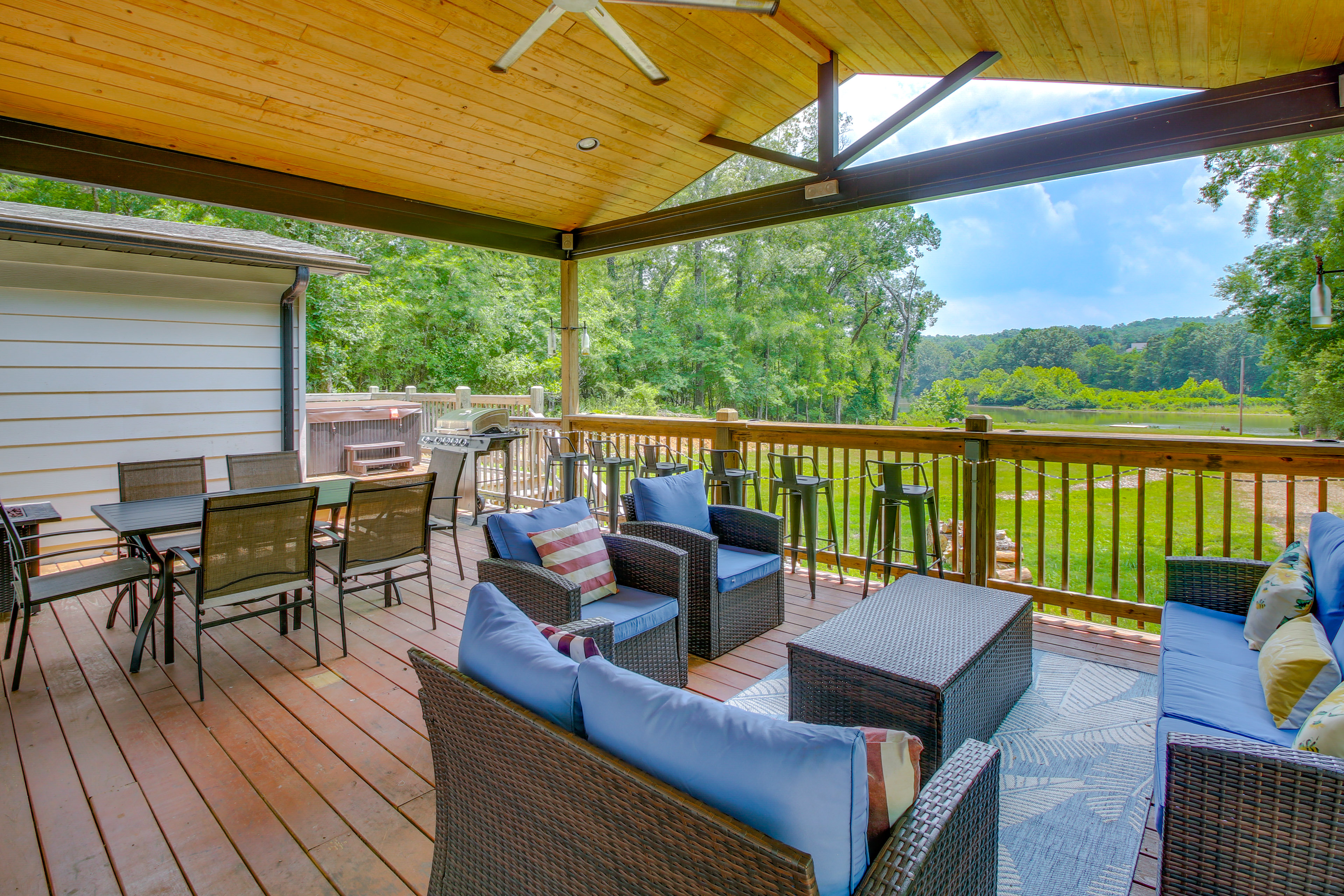 Property Image 1 - Riverfront Royal Home w/ Hot Tub & Fire Pits!