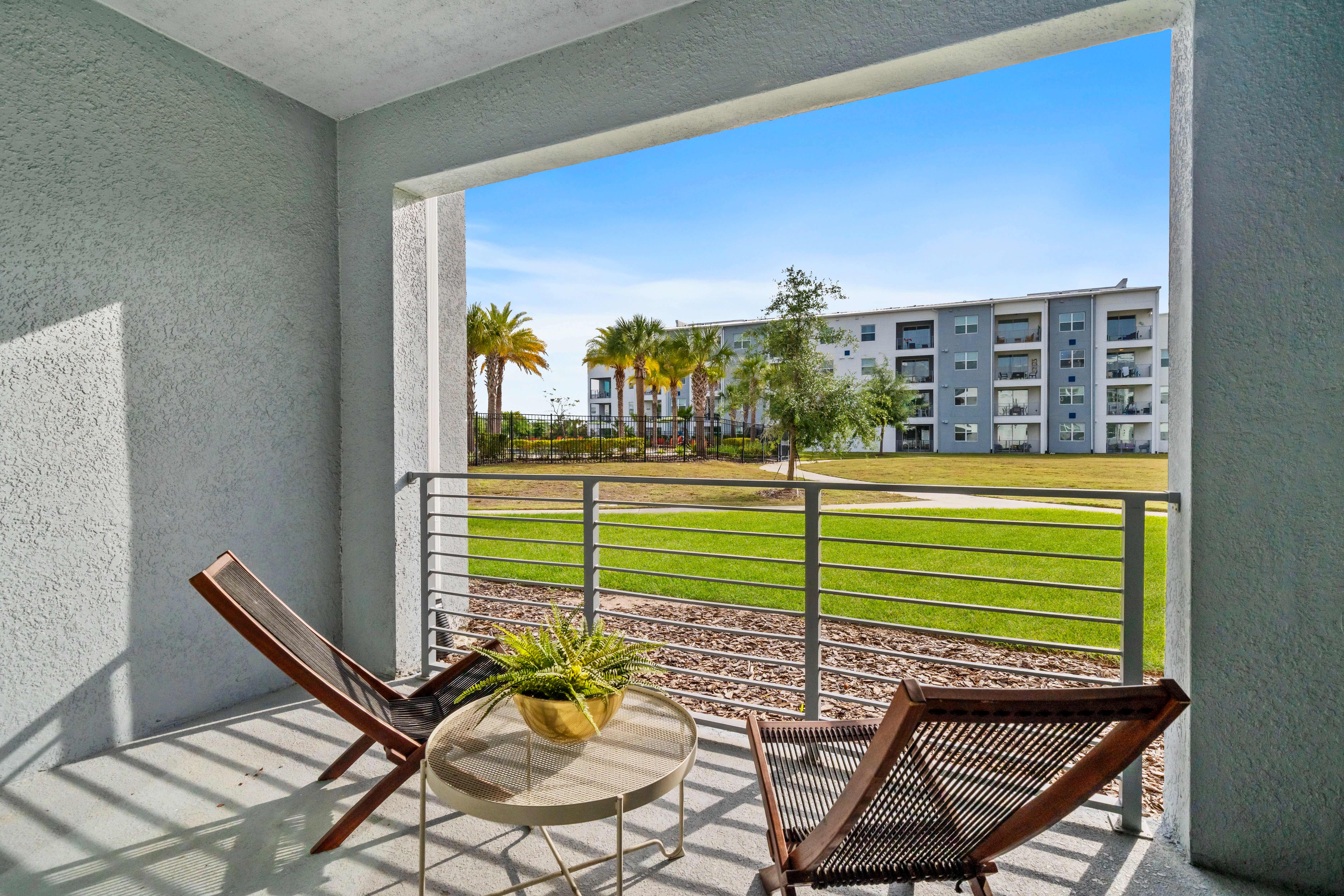 Superb Balcony of the Condo in Kissimmee Florida - Access to a private balcony for extended relaxation - Cozy outdoor retreat with seating