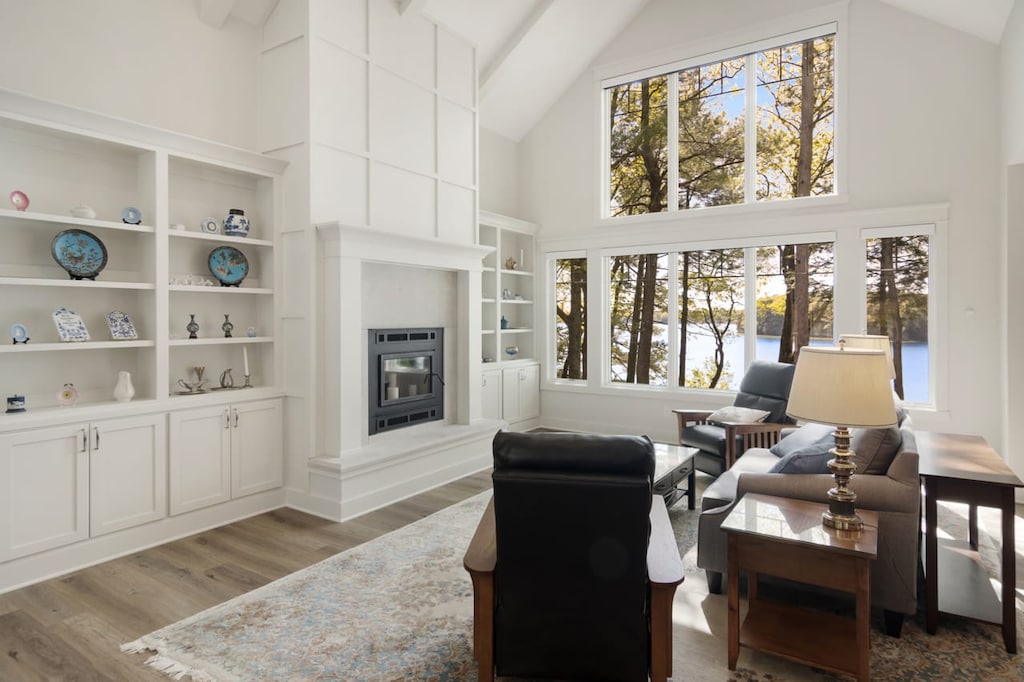 Fireplace is decor only