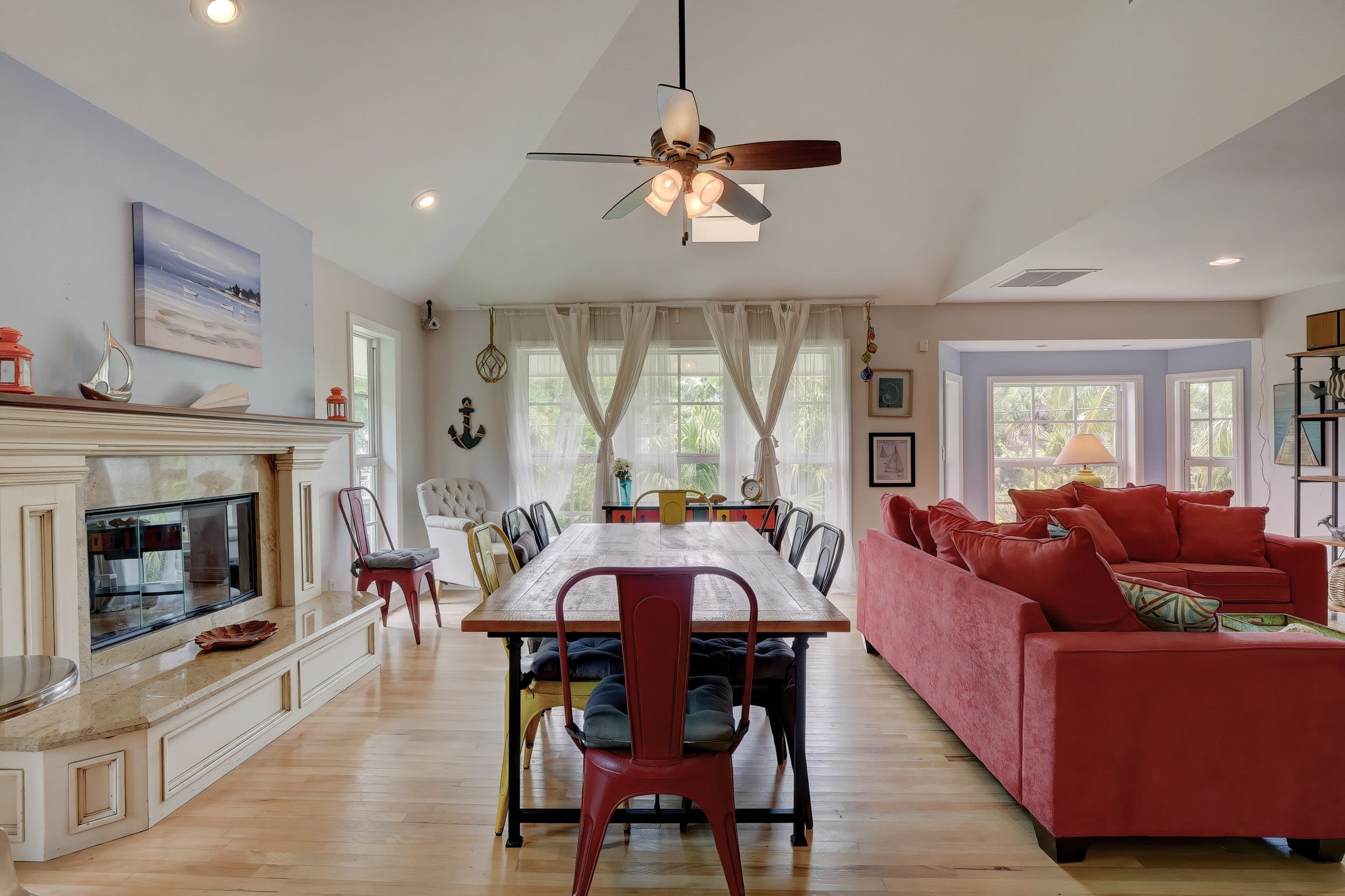 The Open Floor Plan in the Home Is Built For the Modern Family and Traveler