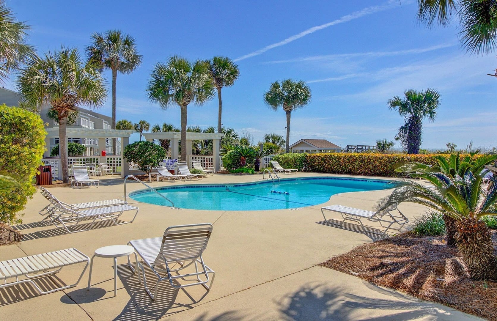 Communal pool at the Beach Club Villas.