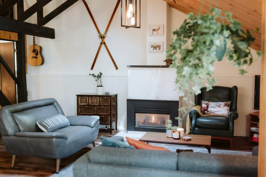 Warm up by the fires. Kick back, relax, and spend time with family.