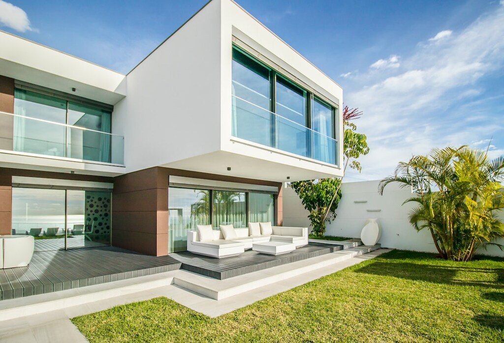 Leisure area in the outdoor space.