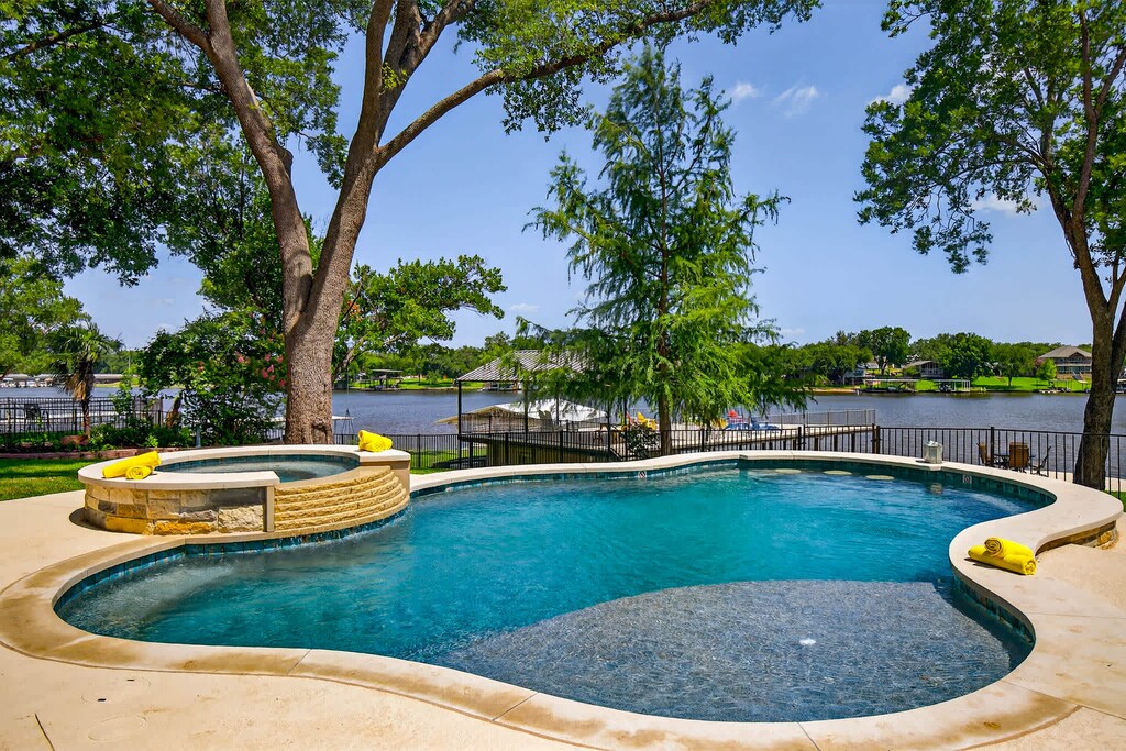 Pool with Views of Lake LBJ