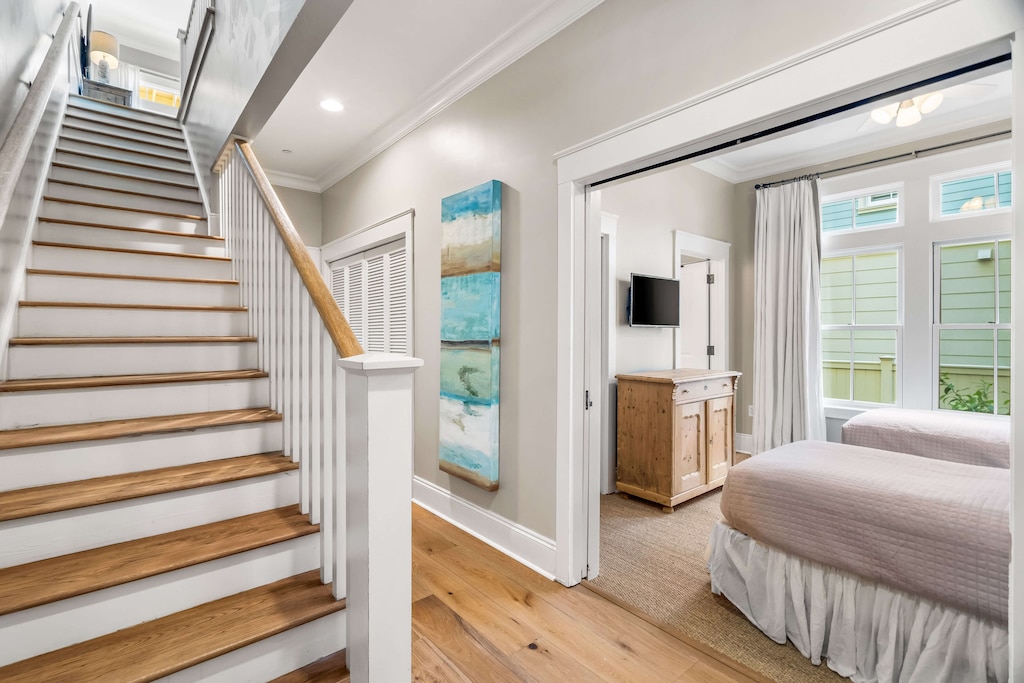 Stairs to main living area