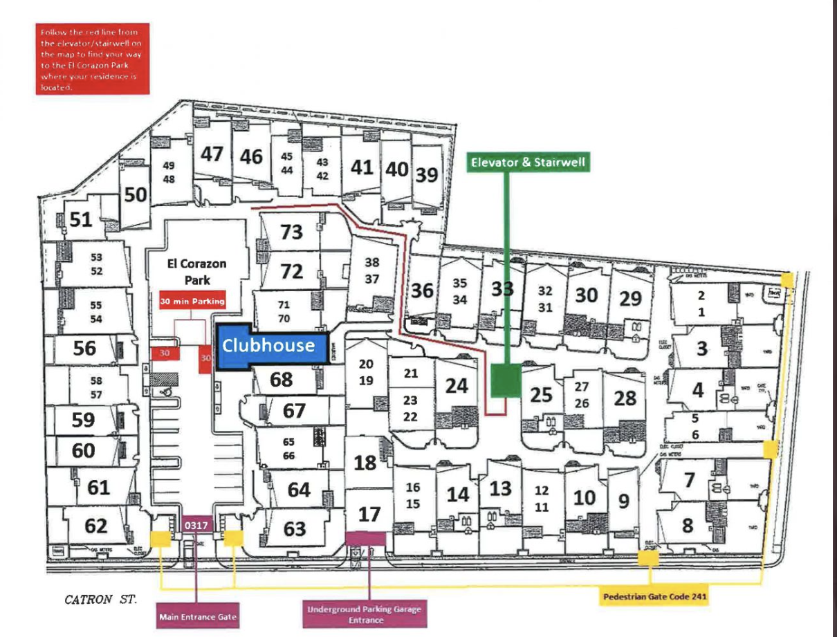 A map showing the location of a building.