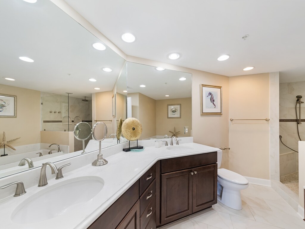 Updated Master Bathroom at 5209 Hampton Place