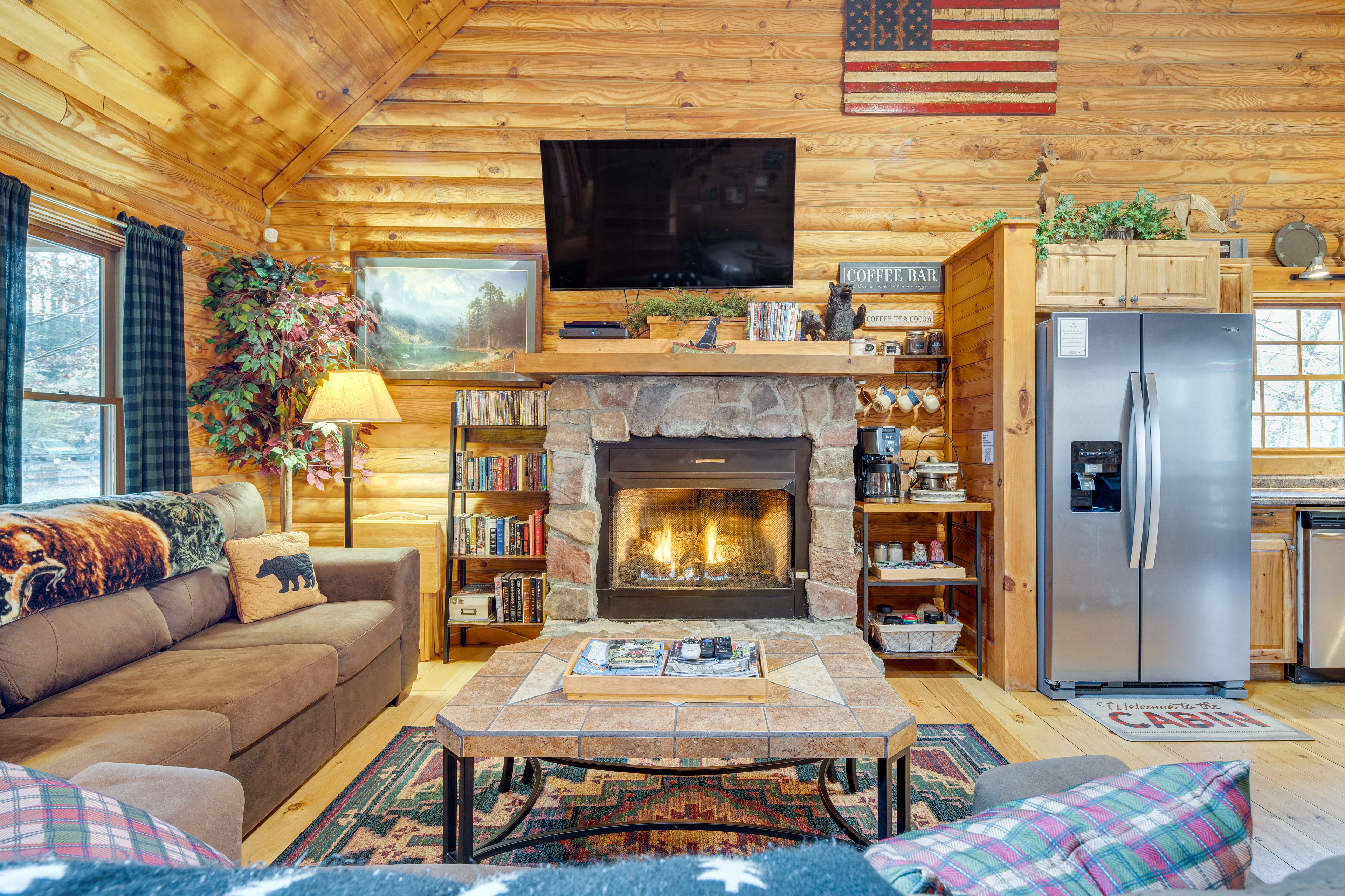 Property Image 1 - Pet-Friendly Cabin w/ Loft: 5 Mi to Lake Lure!