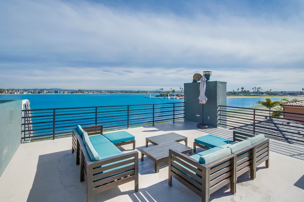 360-degree views of Mission Beach and bay