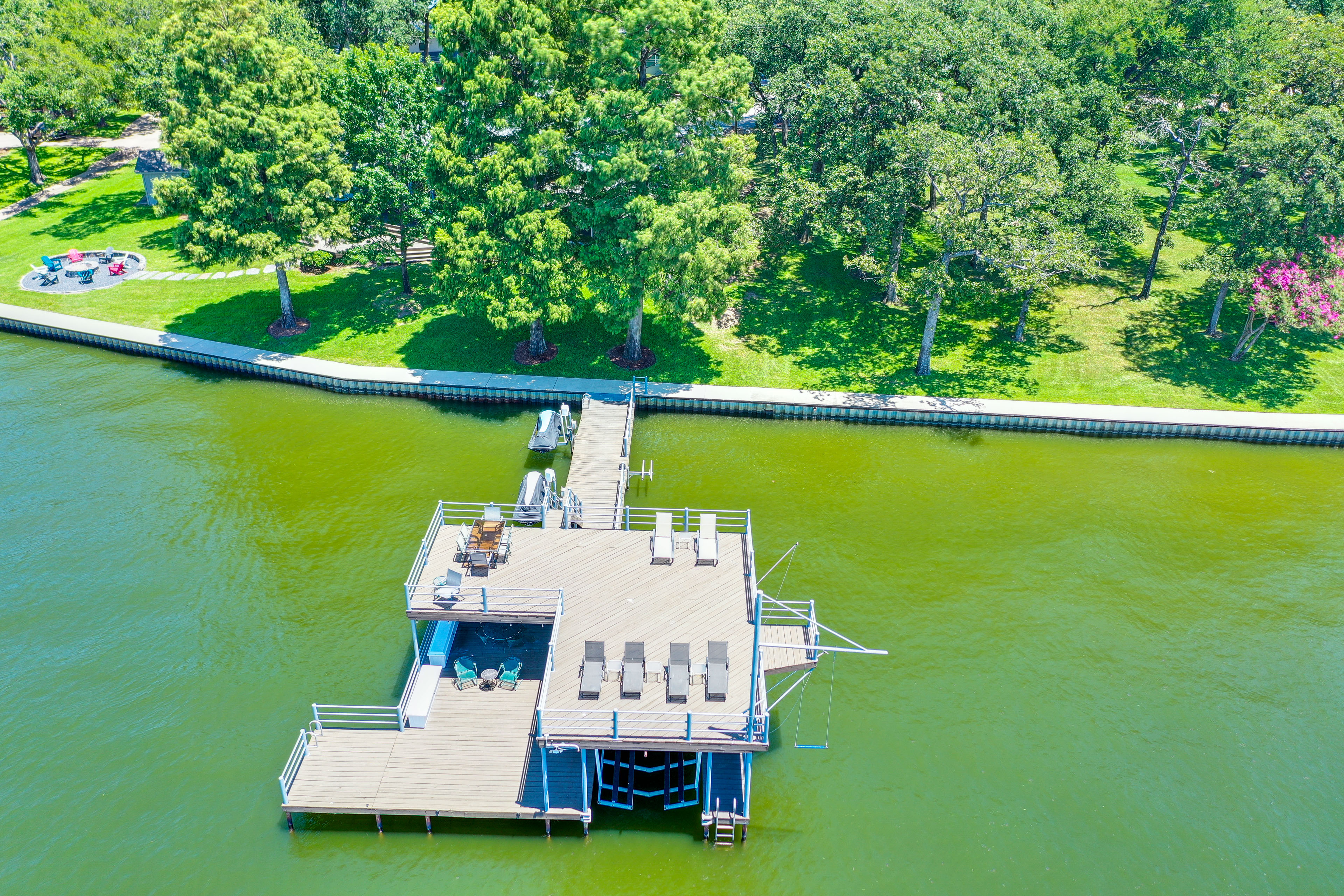 Property Image 1 - Lakefront Malakoff Home: Private Dock & Decks!