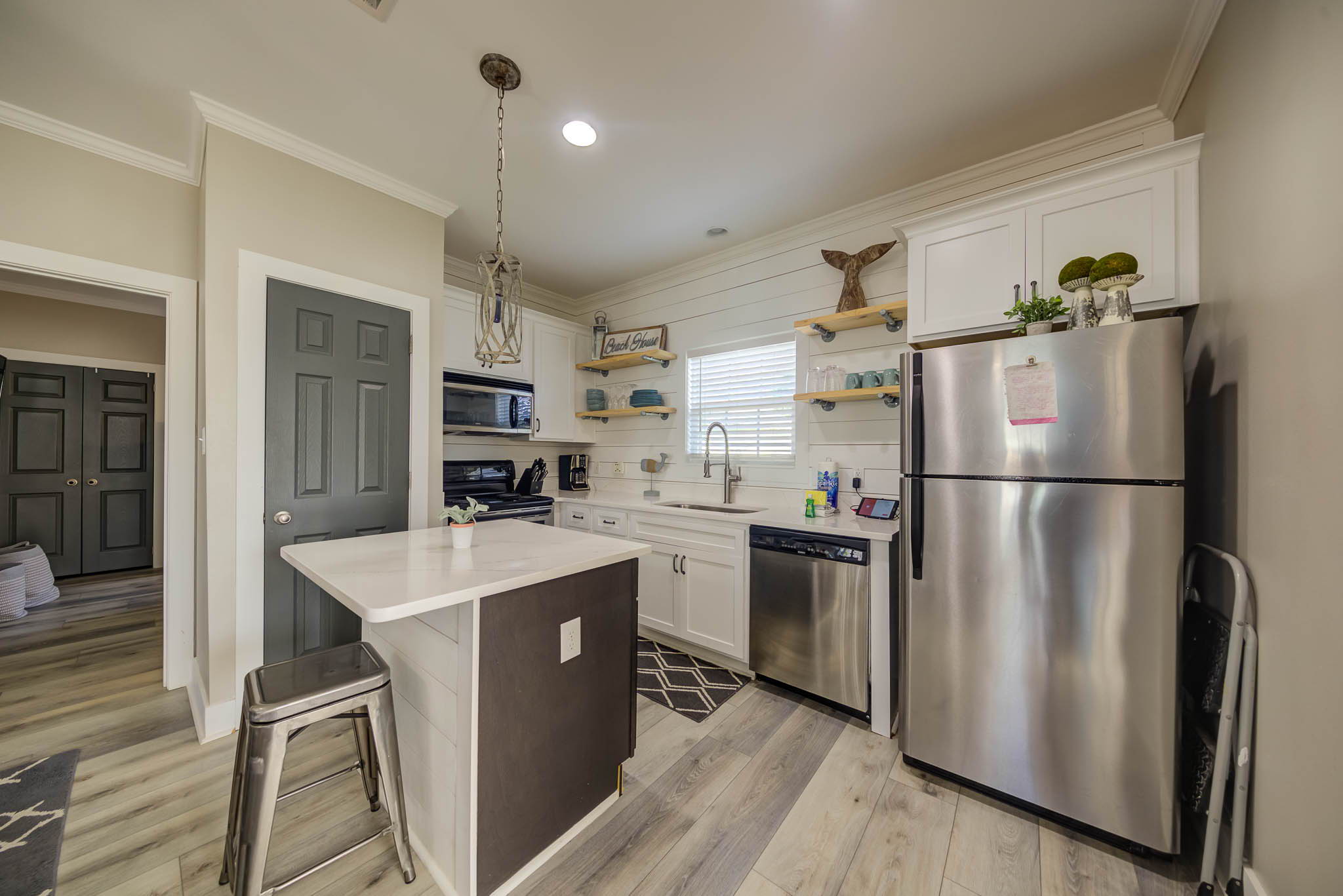 Beautiful kitchen space.