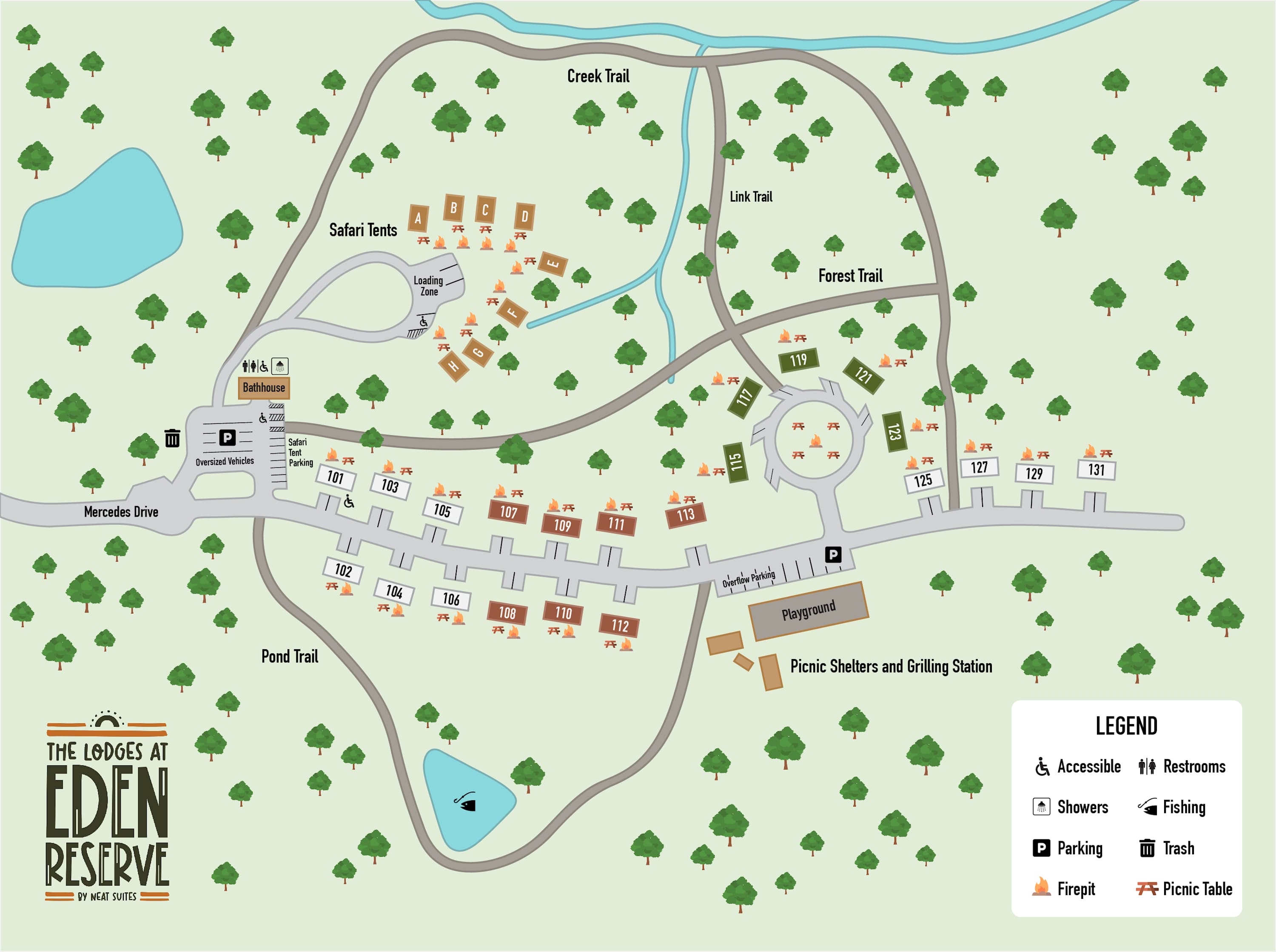 Campground map Campground map