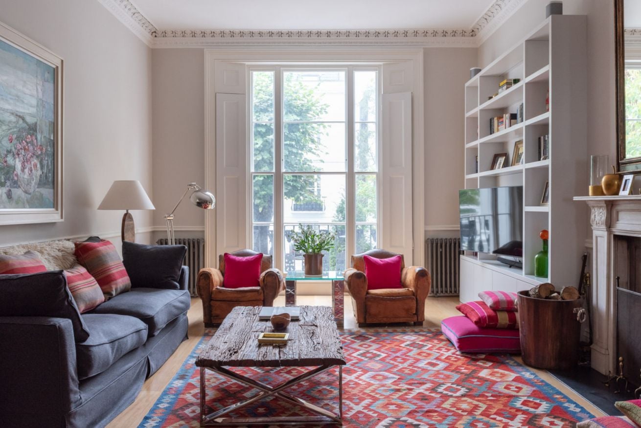 Property Image 1 - Elegant 3-bed flat w/ private garden in Notting Hill, West London