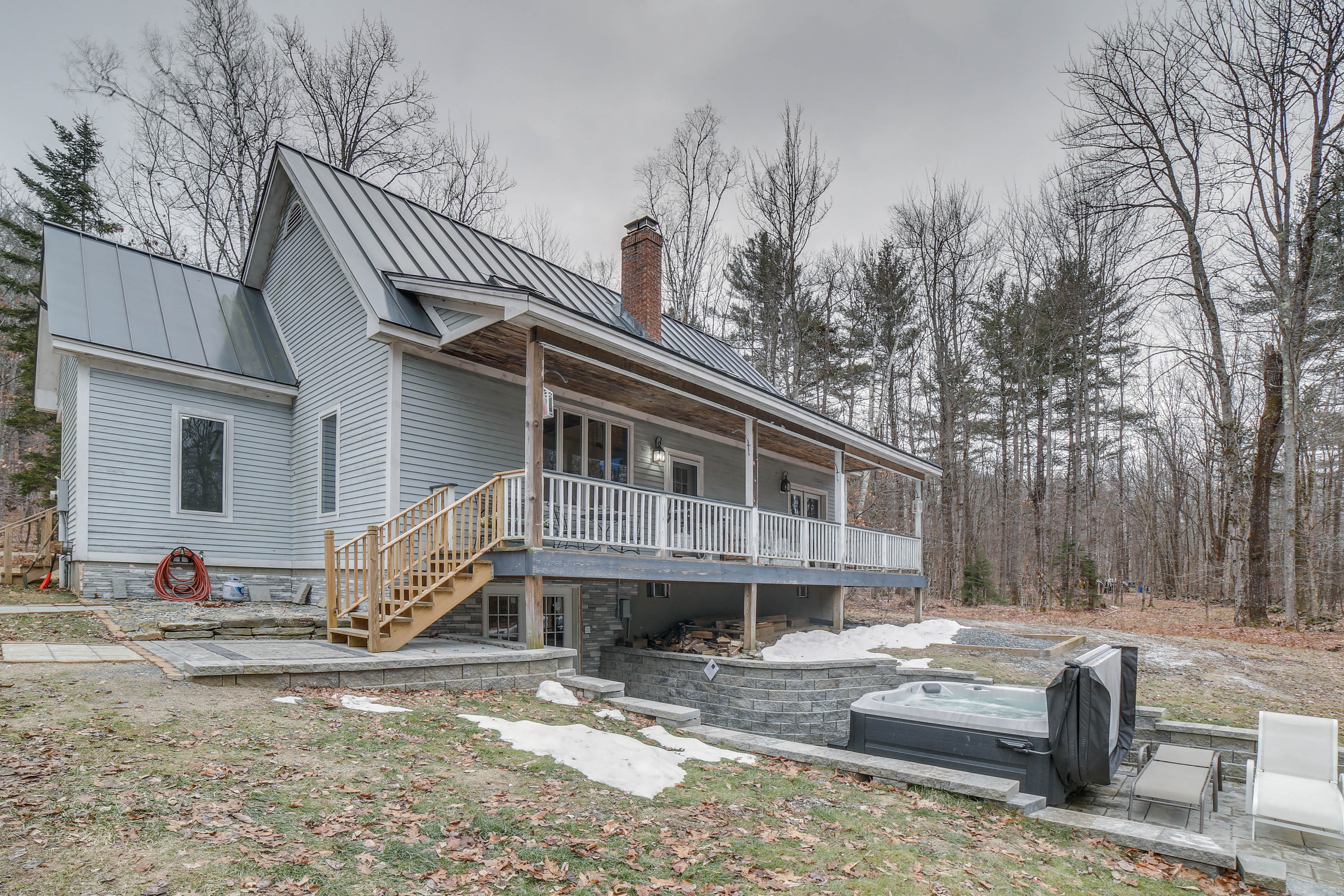 Property Image 1 - Peaceful Cavendish Retreat w/ Hot Tub & Fireplace!