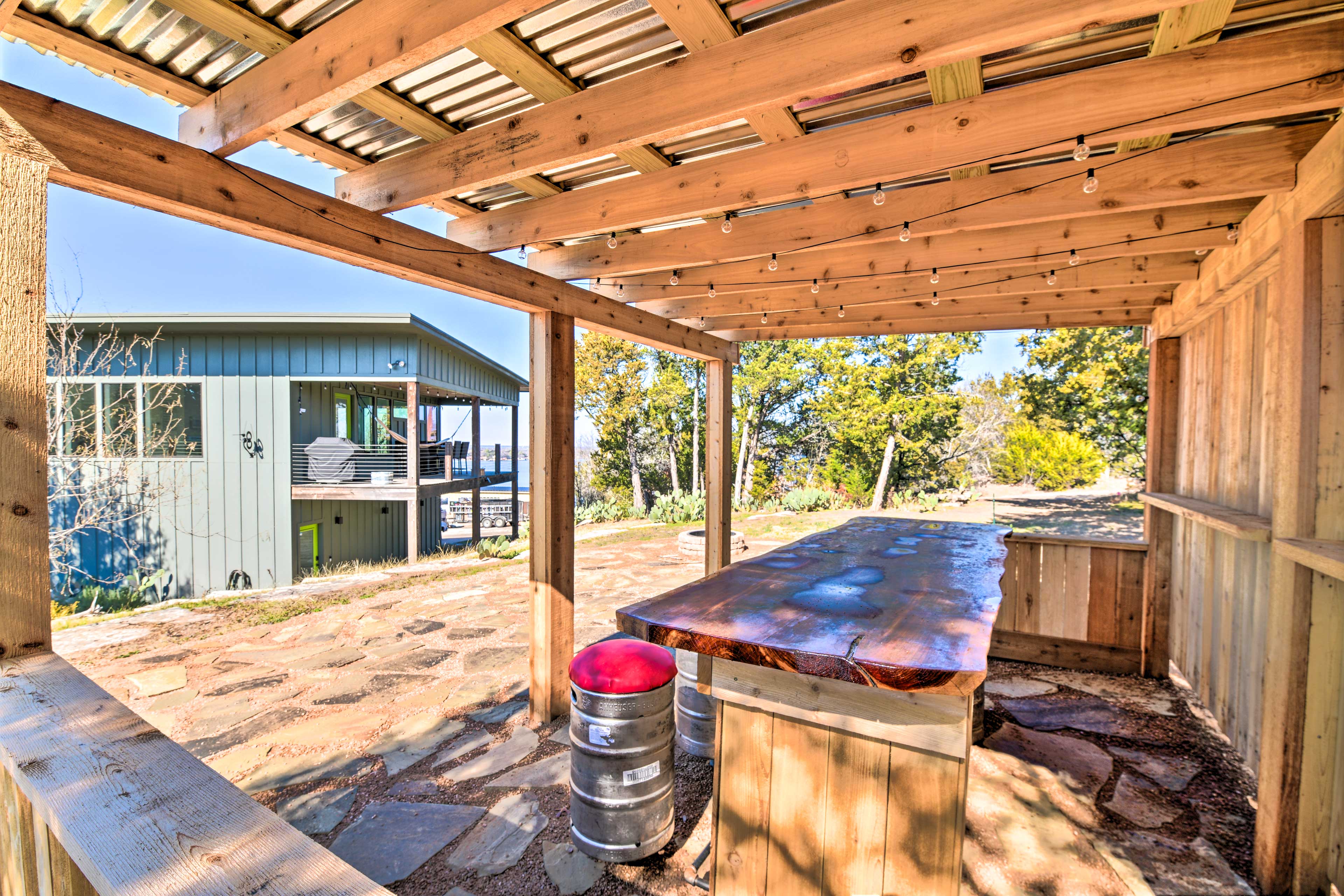 Modern 'Lakeview Hilltop Retreat' w/ Game Garage!