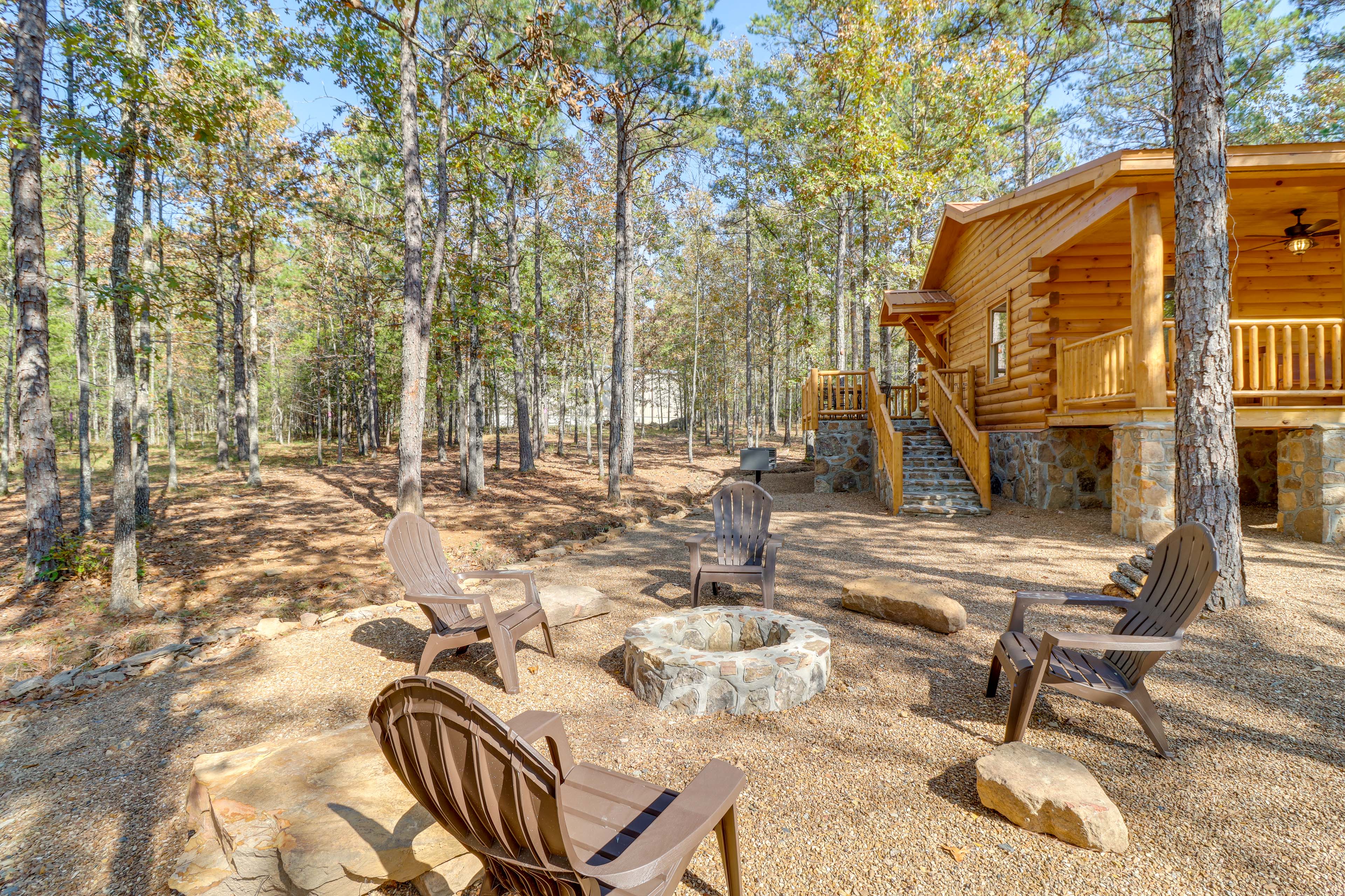 Property Image 1 - Tumbling Shoals Cabin Near Greers Ferry Lake!