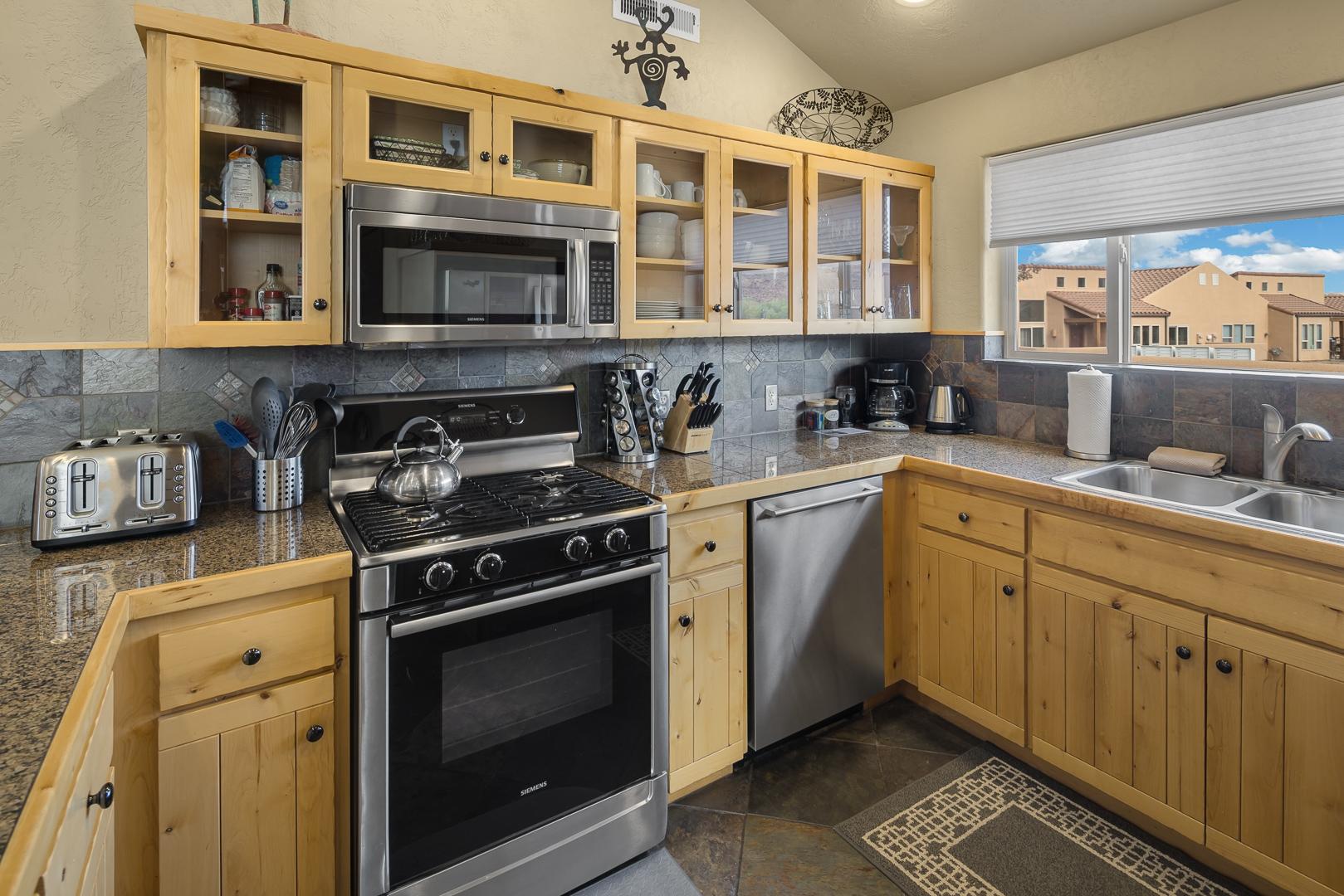 fully equipped kitchen