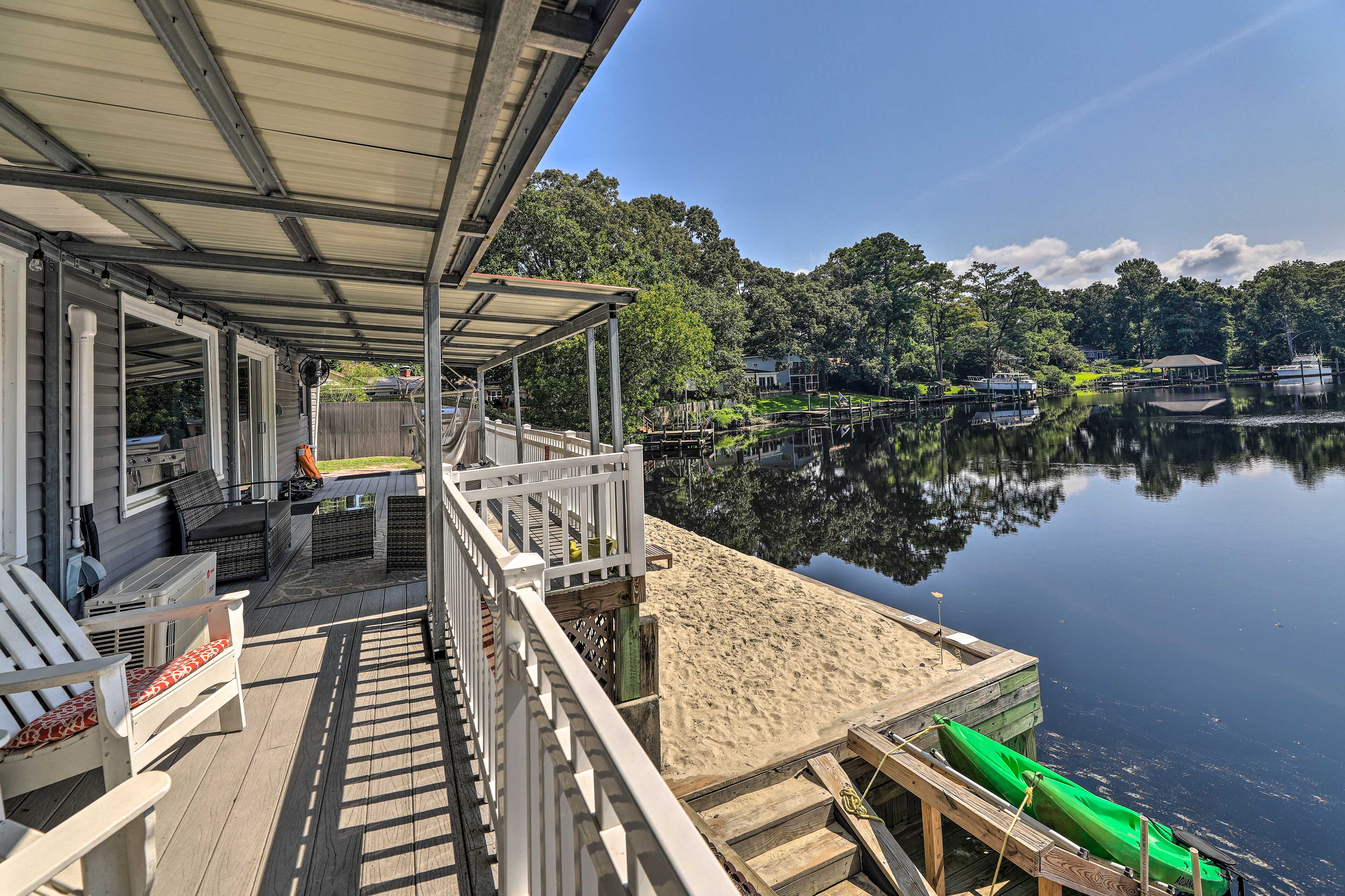 Property Image 2 - ’The Grey Goose’: Waterfront Home with Beach