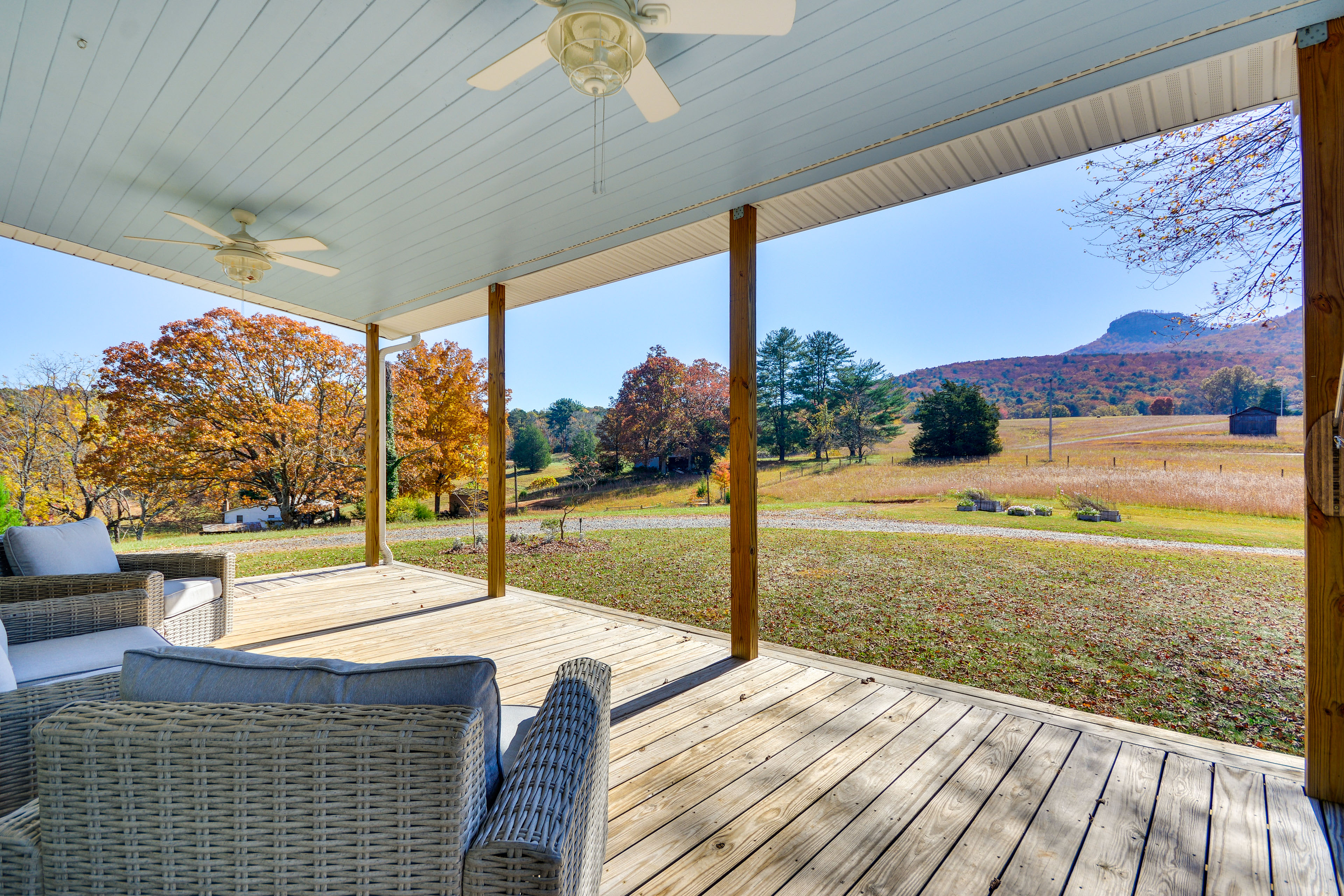 Property Image 1 - Beautiful Farmhouse w/ Pilot Mtn State Park Views!