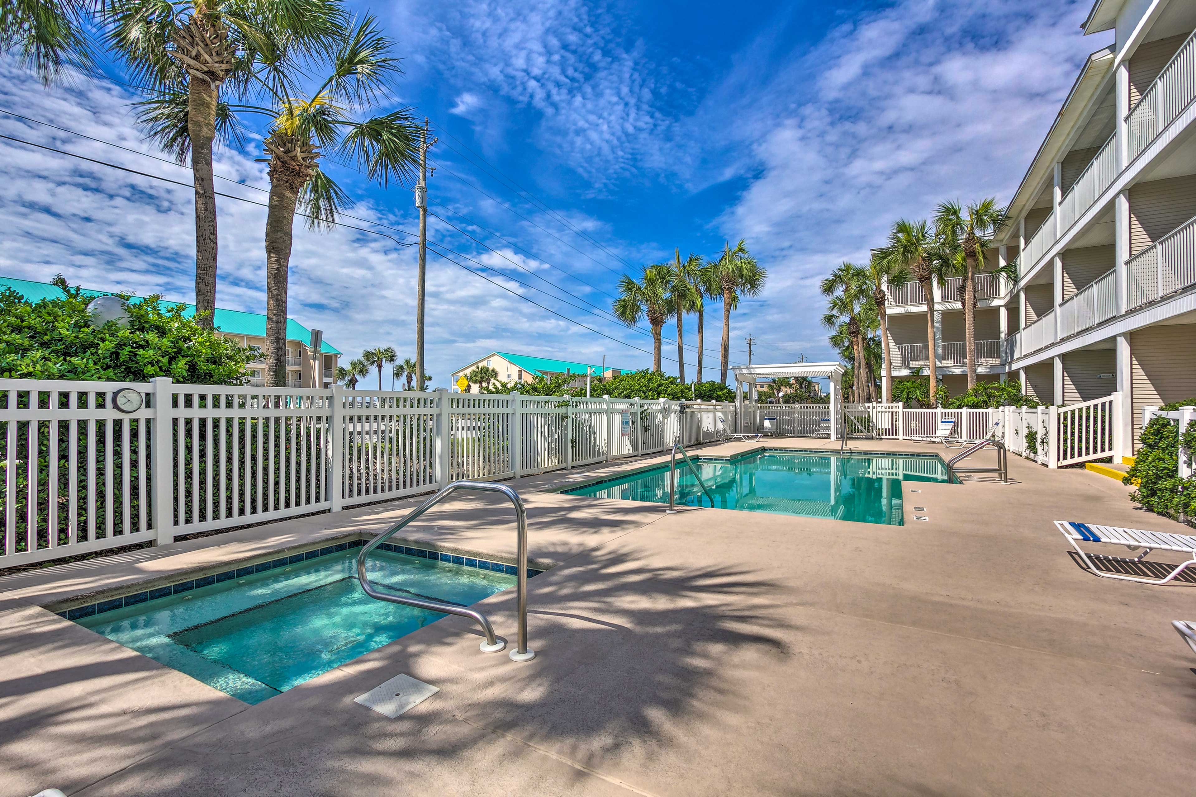 Property Image 2 - Sunny Emerald Coast Condo w/ Pool: Steps to Beach!