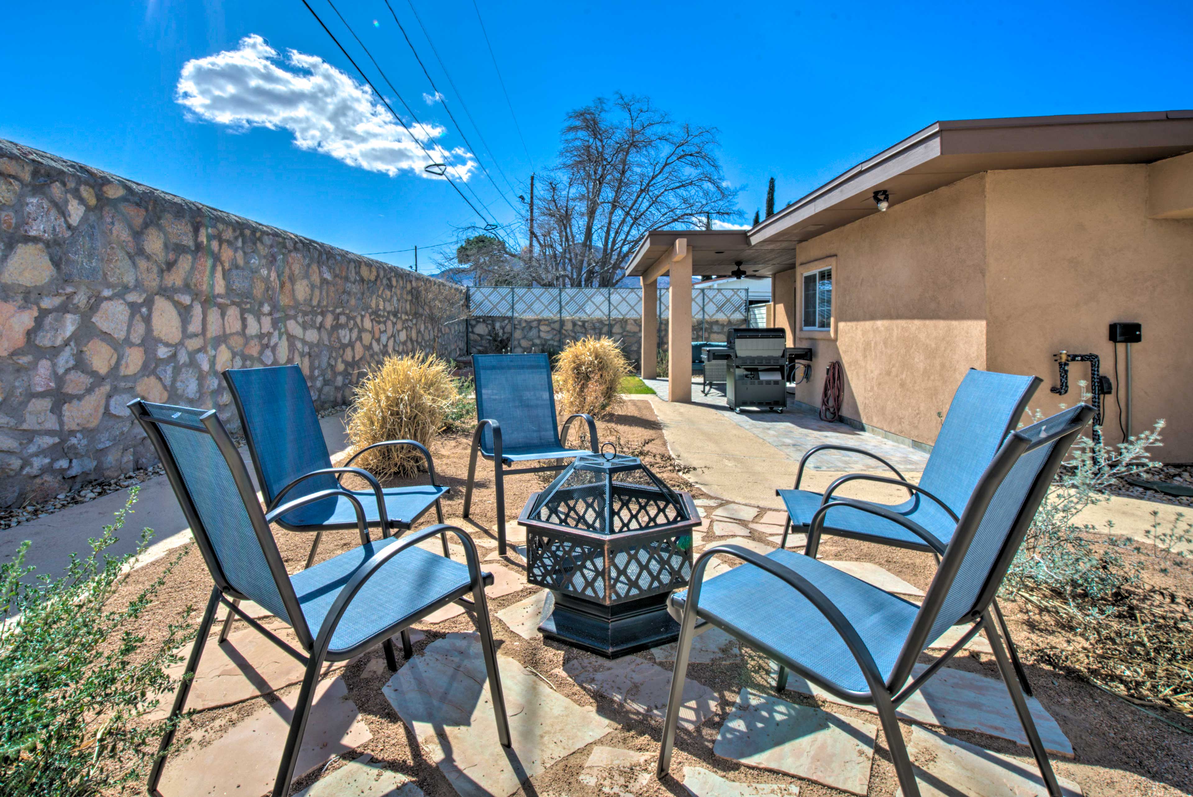 Property Image 1 - Modern El Paso Home w/ Backyard & Fire Pit!