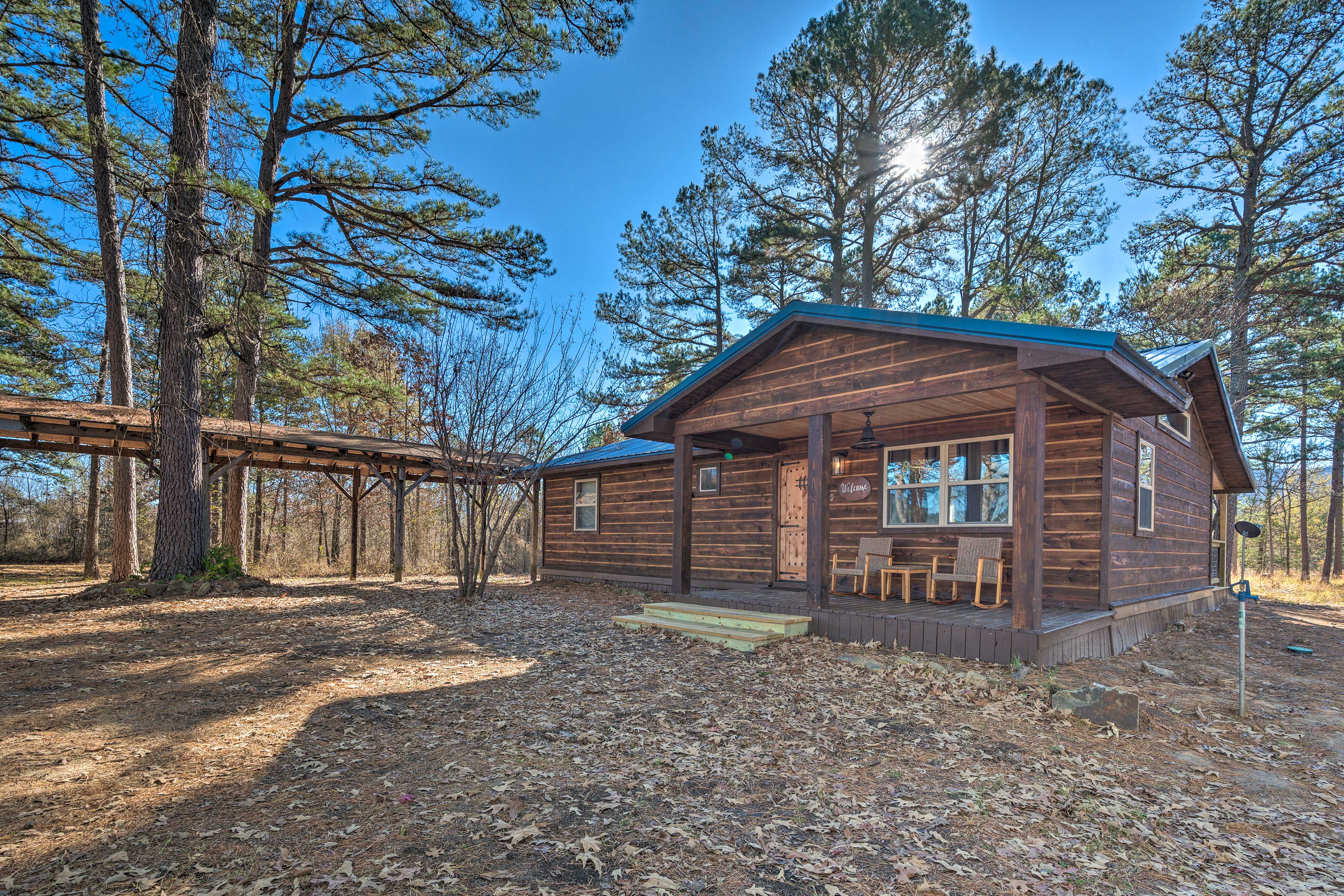 Property Image 1 - Updated Cabin w/ Fire Pit: 2 Mi to UTV & Hike