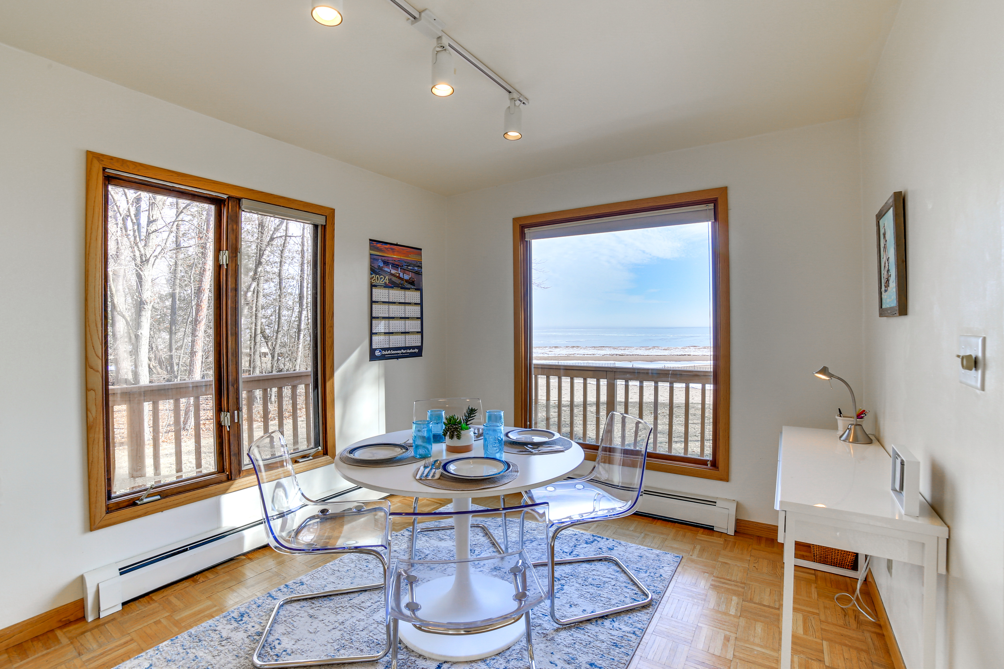 Lake Michigan Home w/ Private Beach & Deck!