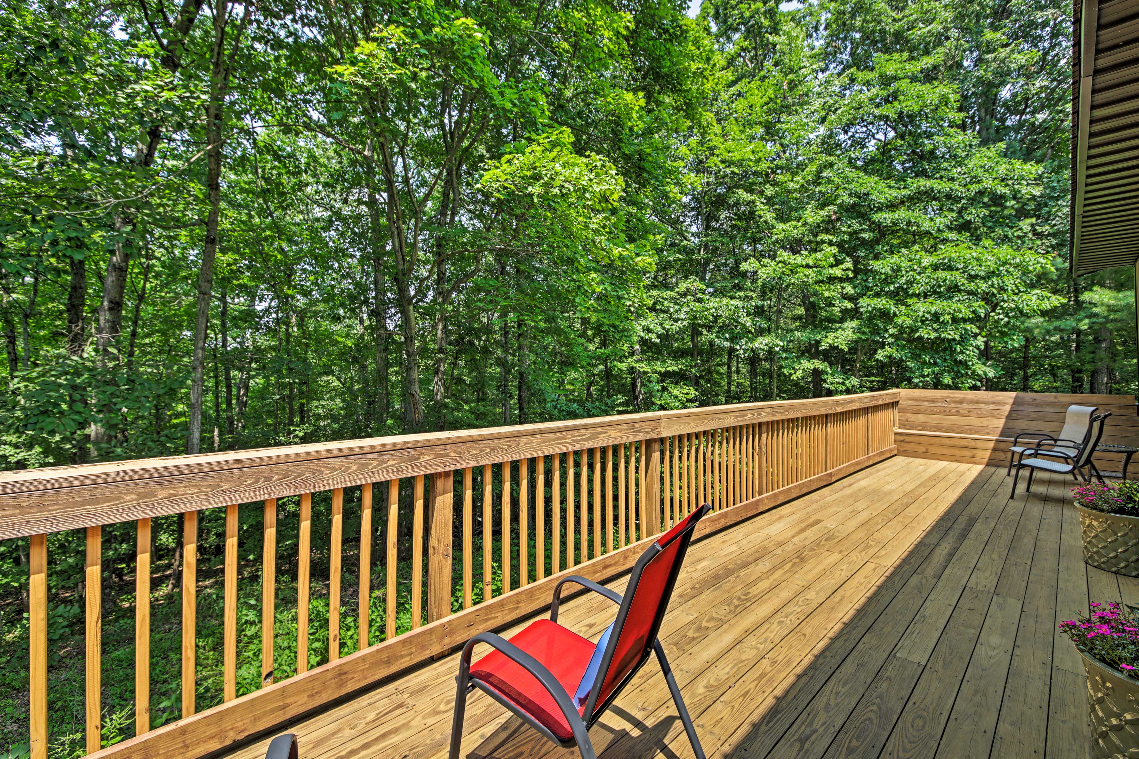 Property Image 2 - ‘Camp Monroe’ in Bloomington w/ Deck & Views!