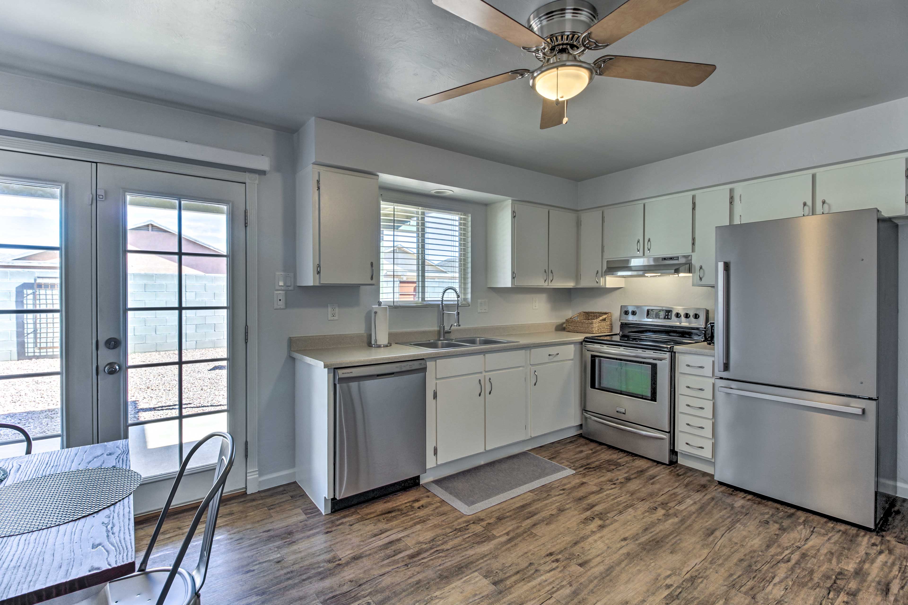 Sun-Dappled Tucson Home w/ Patio & Grill!