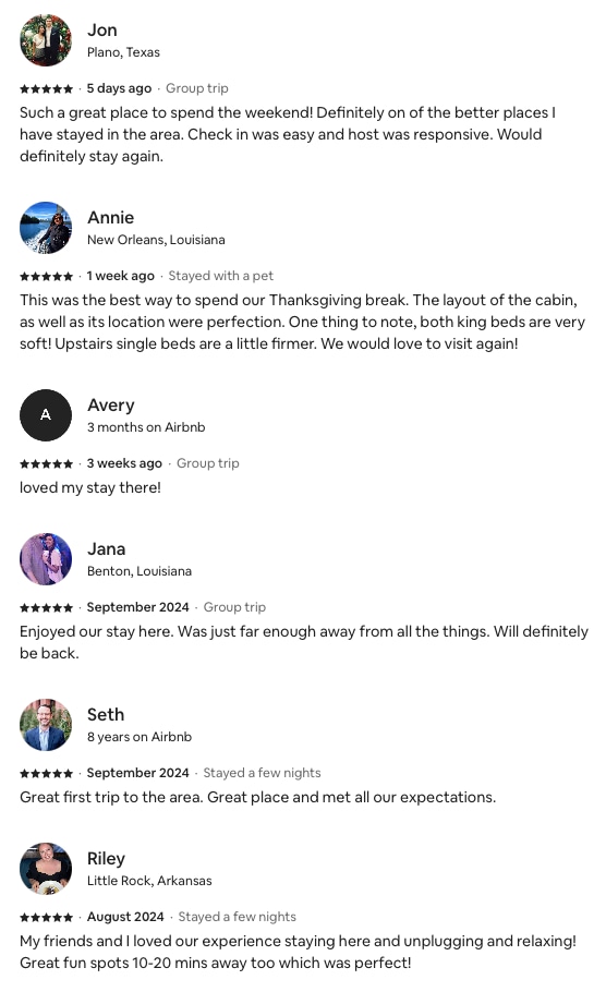 Great reviews!