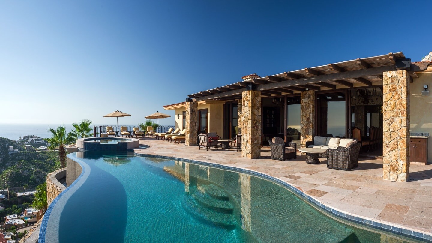 Idyllic Hillside Getaway in Pedregal for Groups - Home Rental in Cabo ...