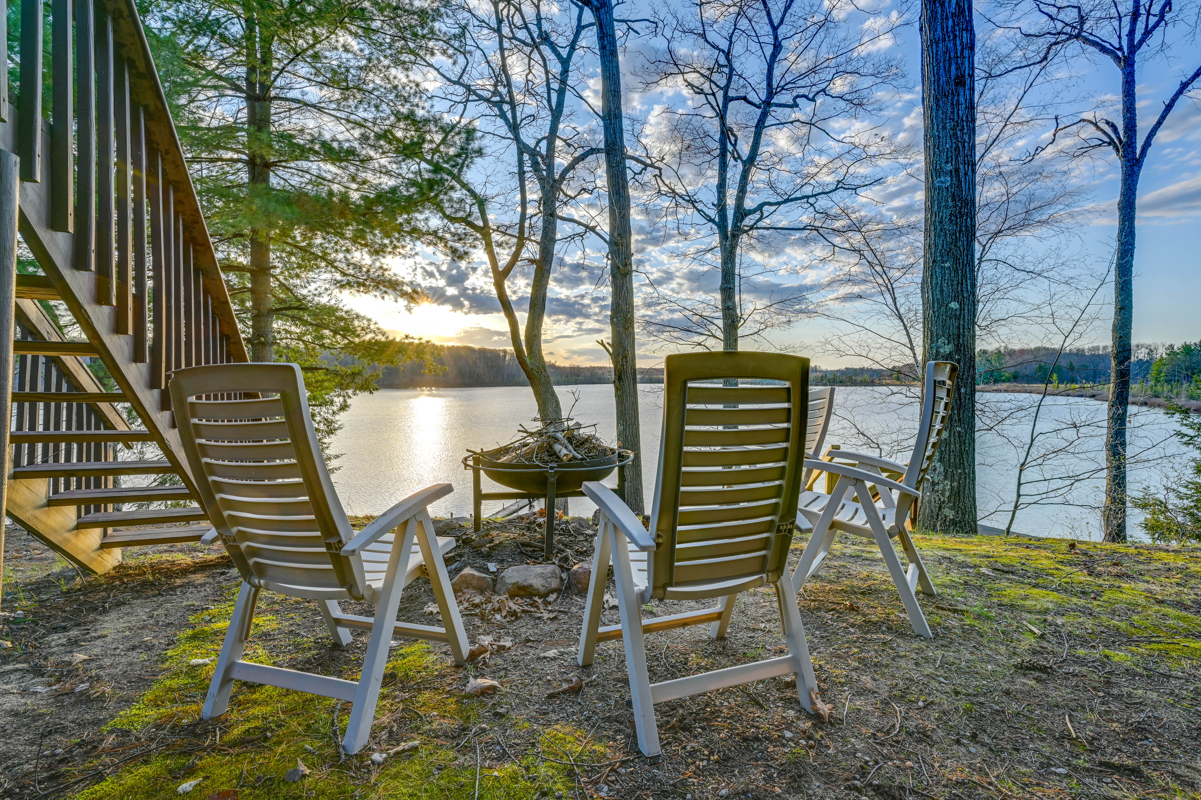 Property Image 2 - Lake Home w/ Dock + Fire Pit: Steps to Sandy Beach