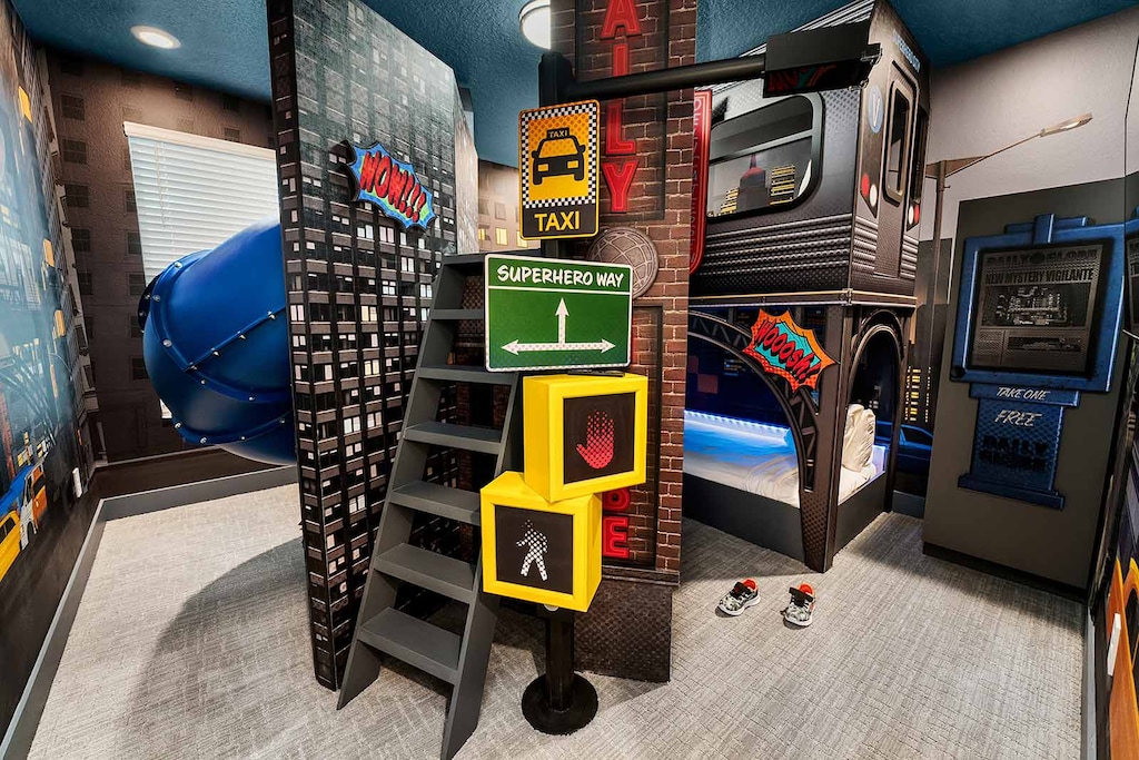 Superhero City *Theme Room 1* on Second Floor