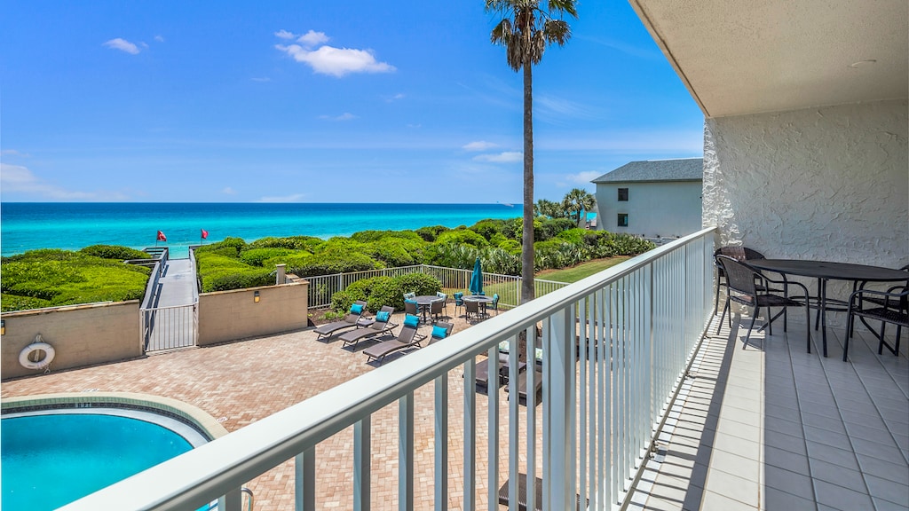 BeachCrest 202 Balcony and Views