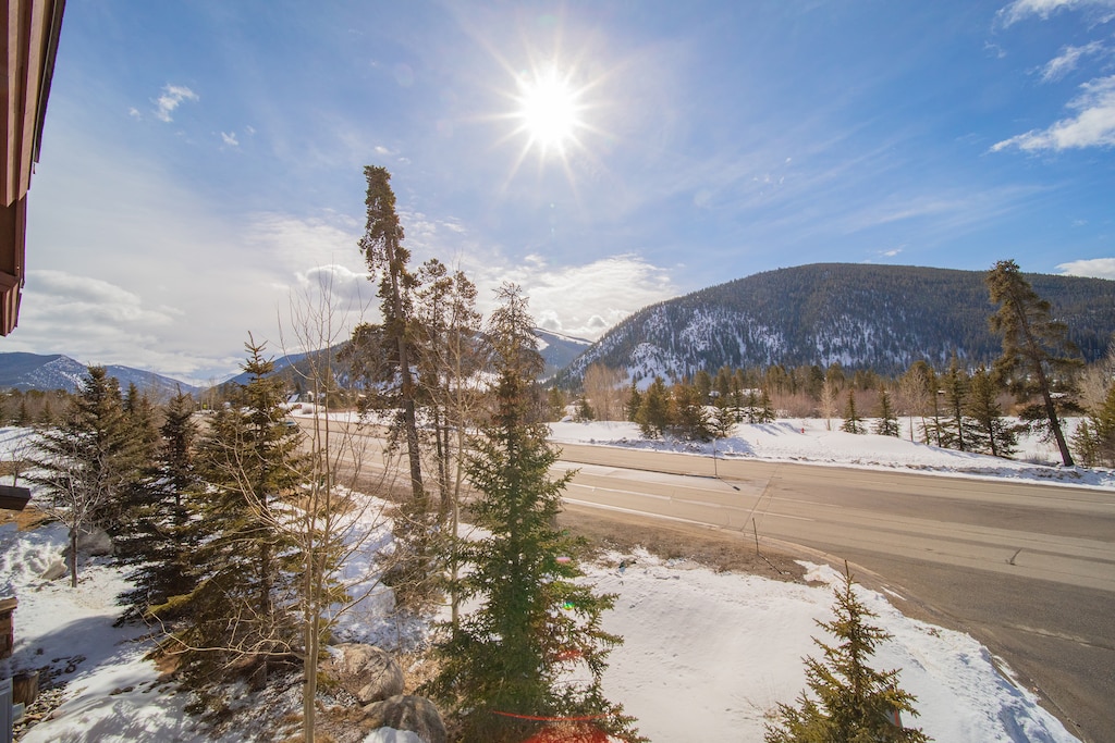 Unobstructed mountain views! #winter
