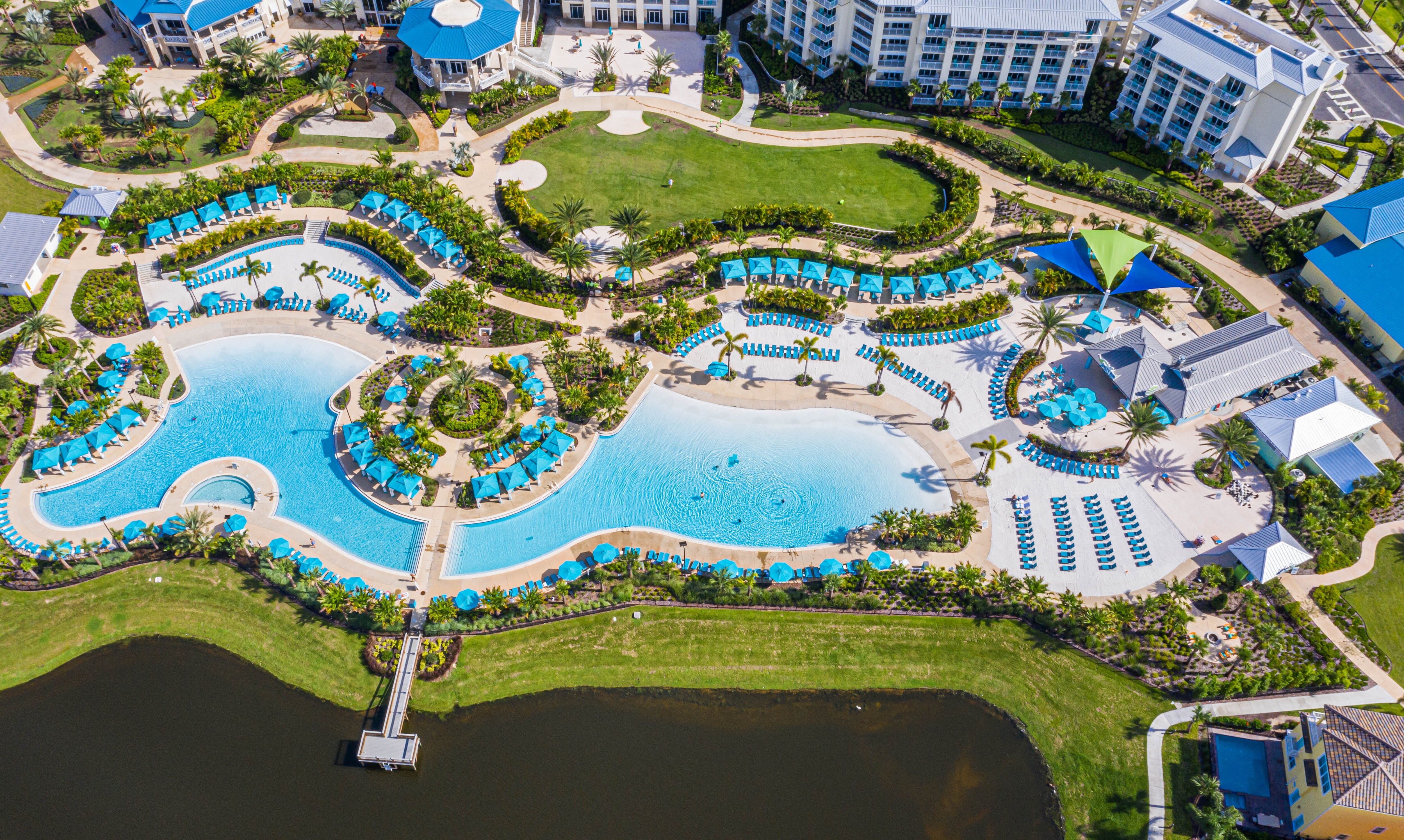 Property Image 2 - Bright Blue Four Bedroom Villa w/ Margaritaville Resort Orlando Access near Disney