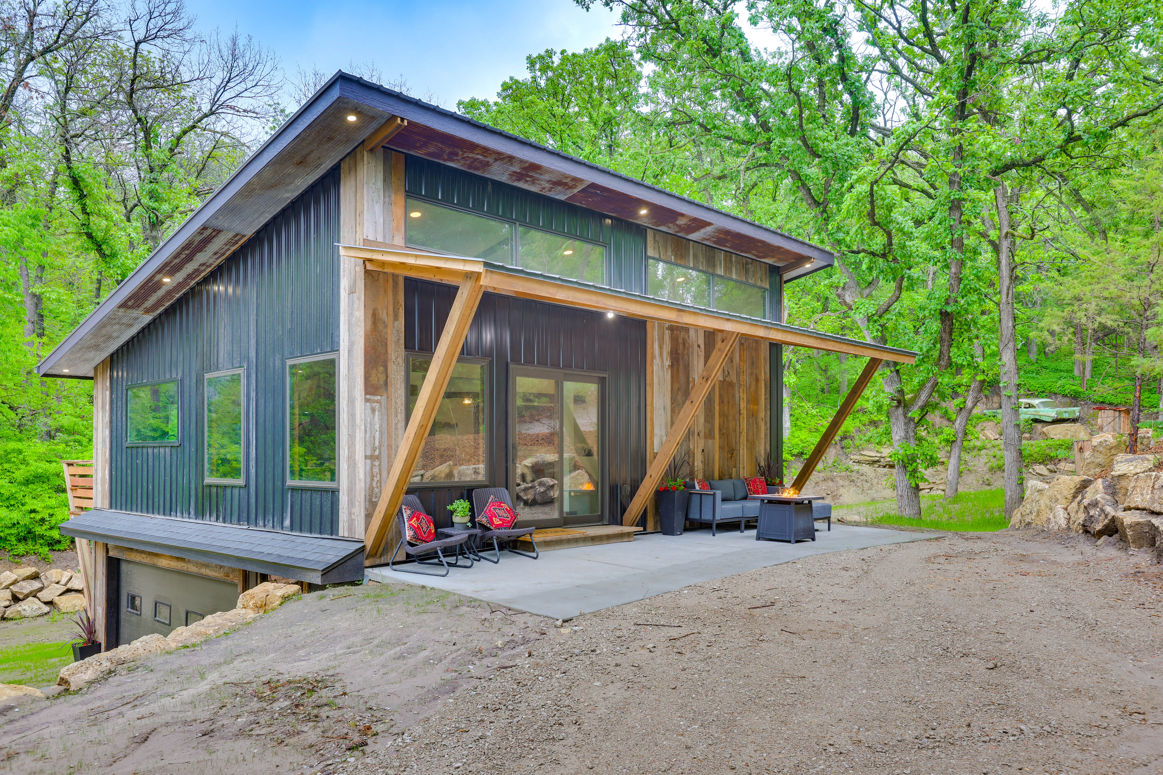 Property Image 1 - Modern Louisville Home on 3 Acres w/ Gas Fire Pit!