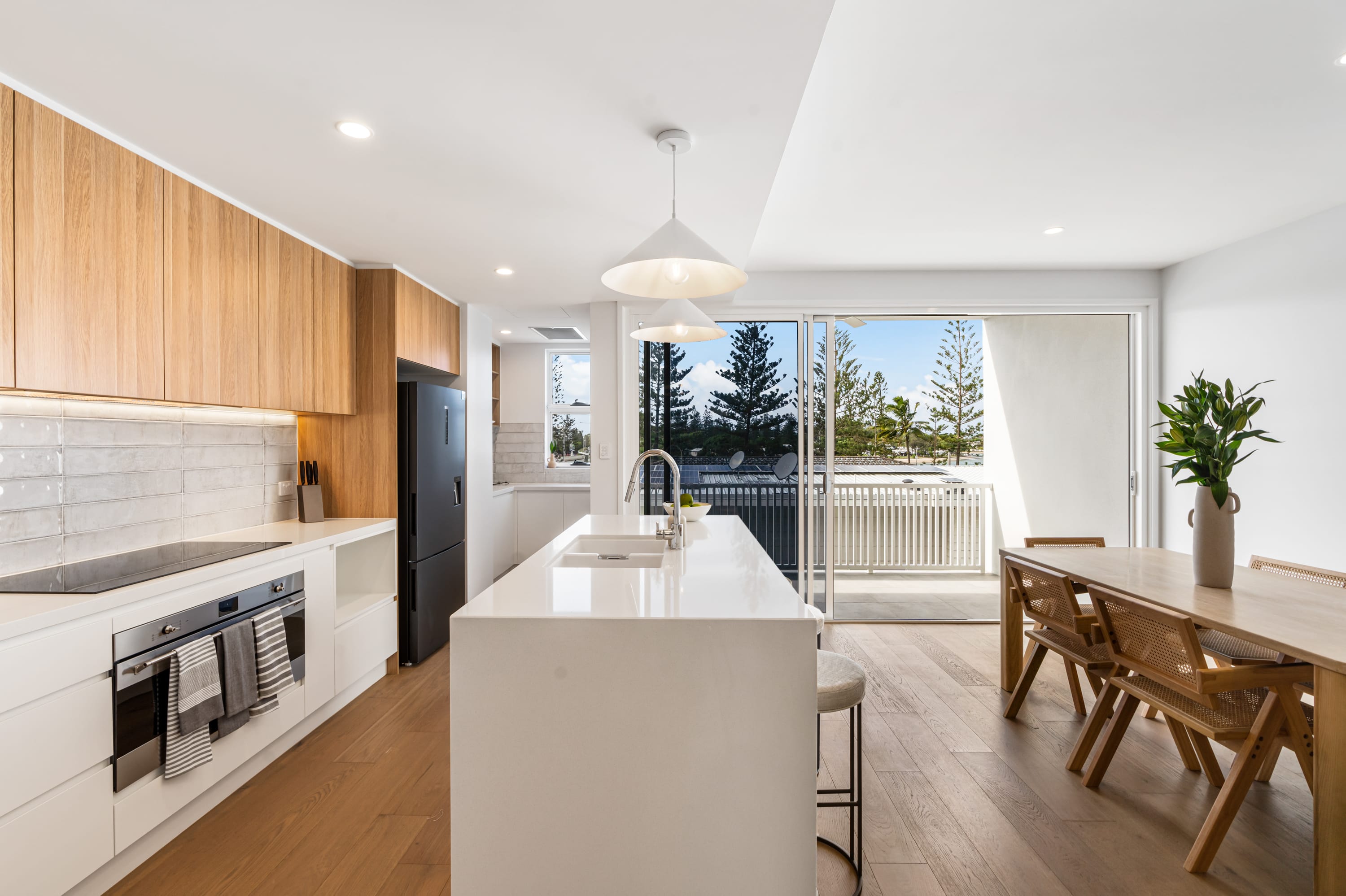 Modern kitchen full equipped with top of the line appliances