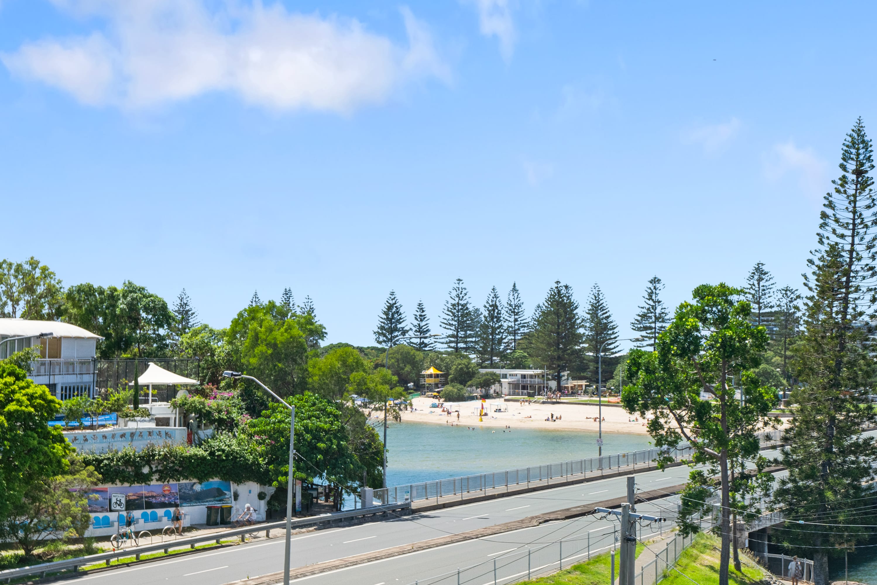 View of Tallebudgera Creek from the entertaining terrace