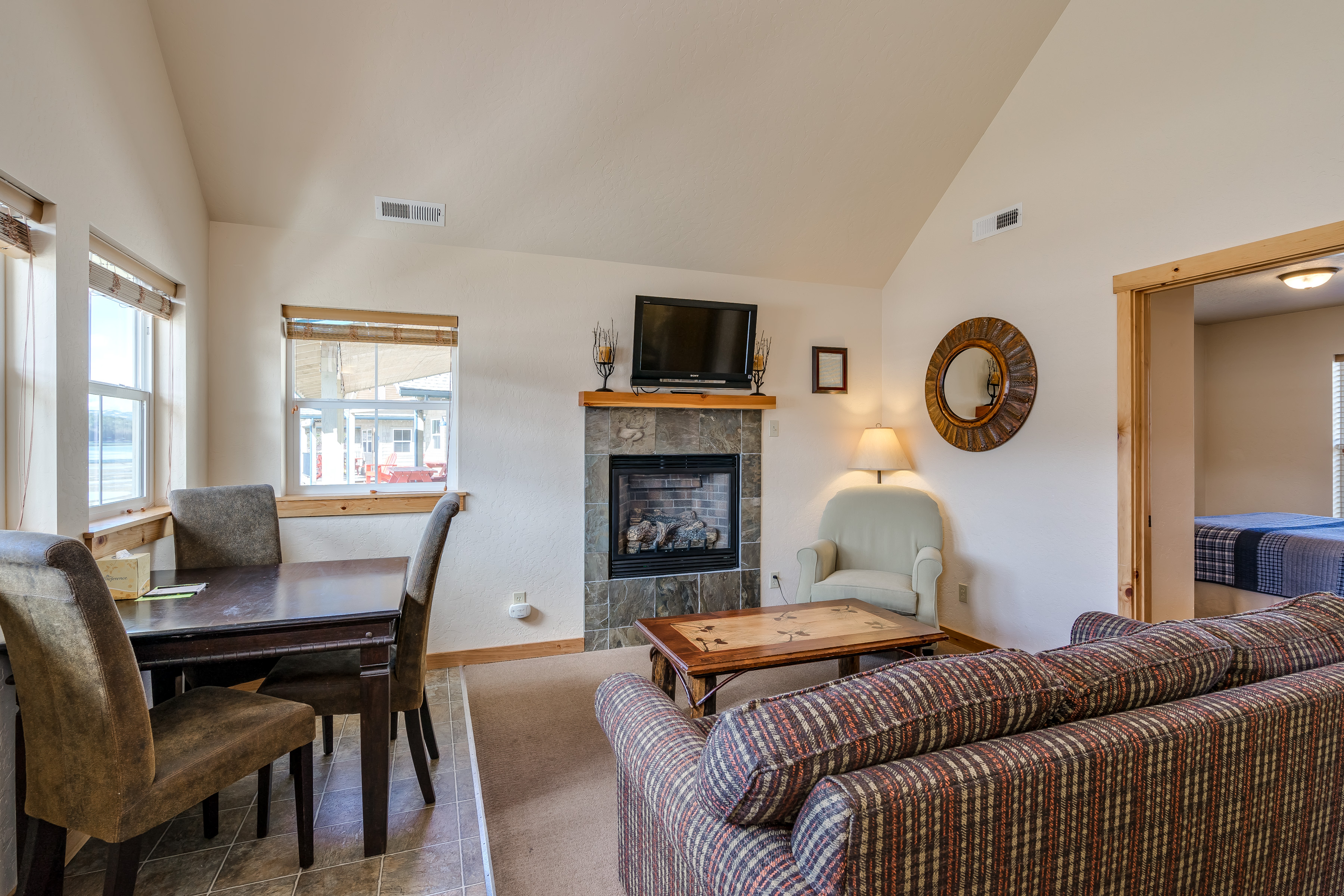 Living Room & Dining Area