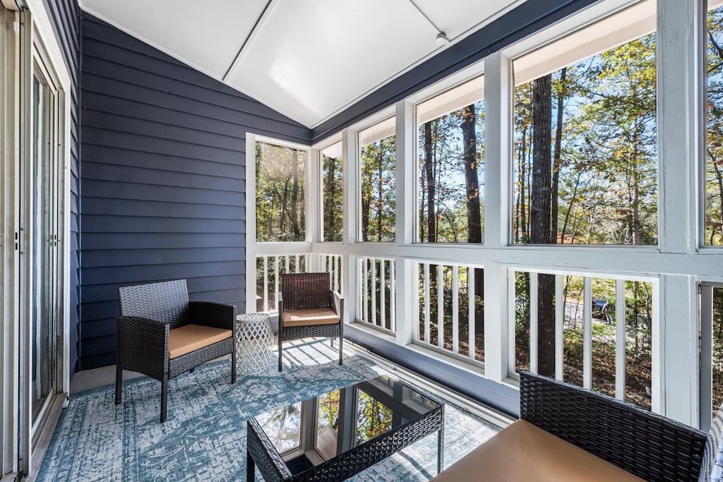 Enjoy the quiet serenity of the porch