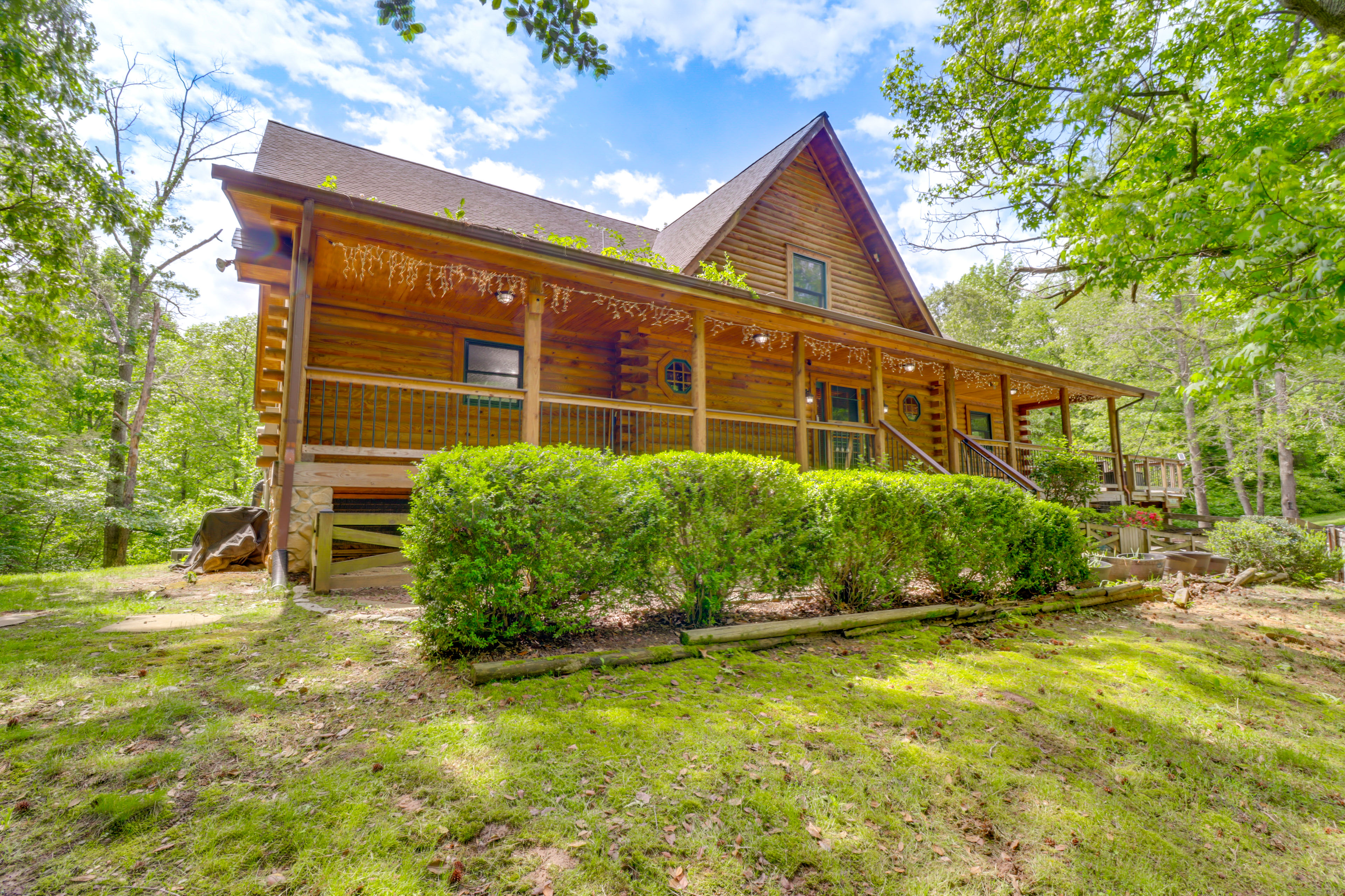 Property Image 2 - Spacious Stafford Cabin w/ Grills & Fire Pit!